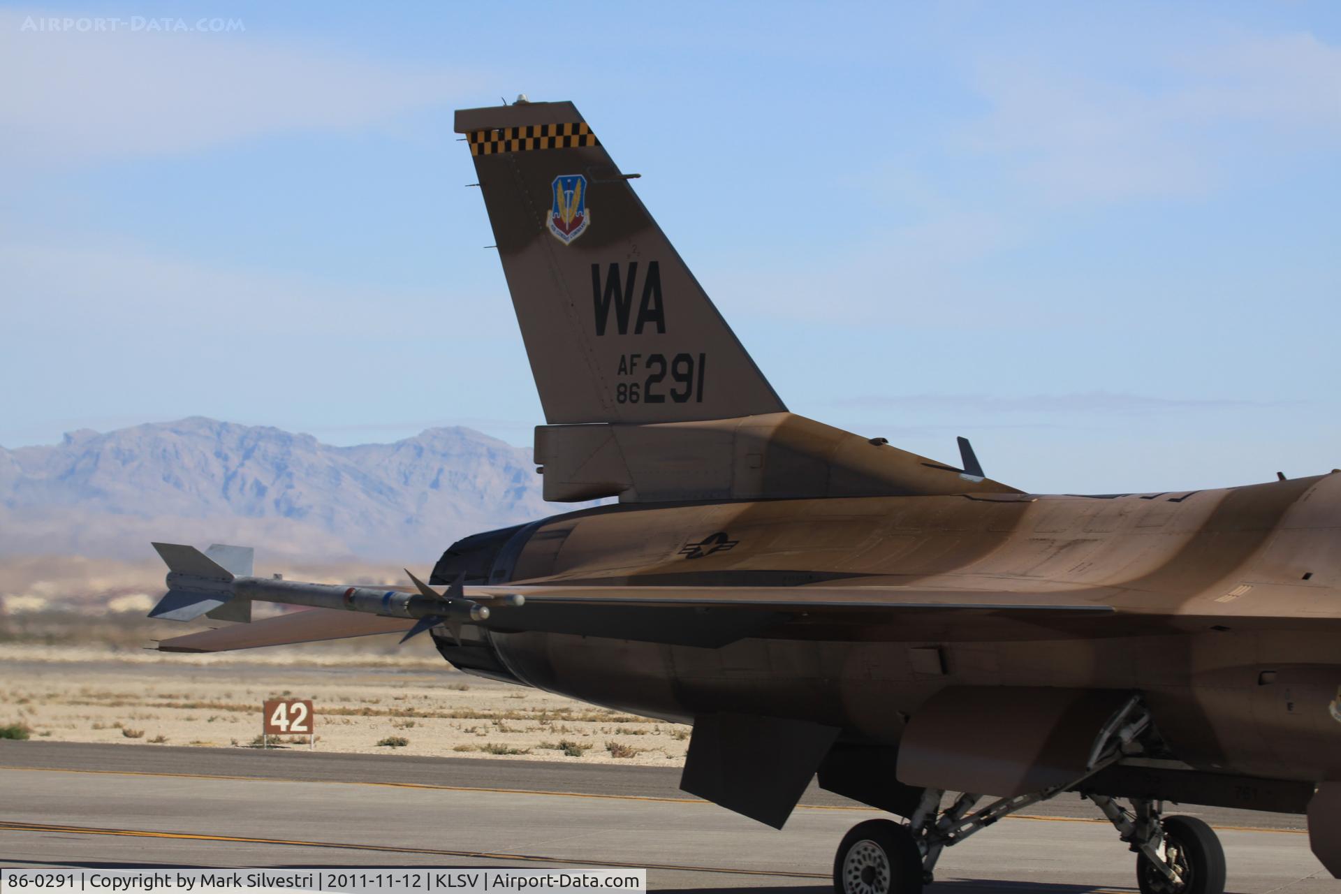 86-0291, 1986 General Dynamics F-16C Fighting Falcon C/N 5C-397, Aviation Nation 2011