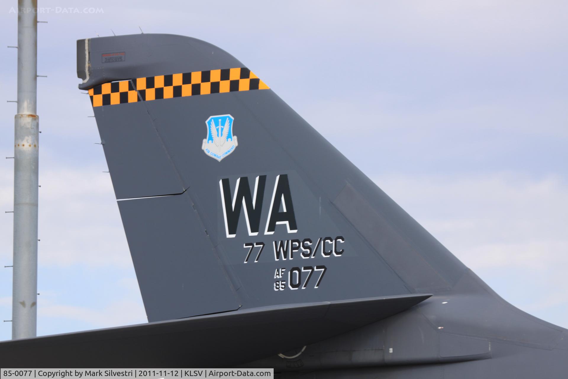 85-0077, 1985 Rockwell B-1B Lancer C/N 37, Aviation Nation 2011