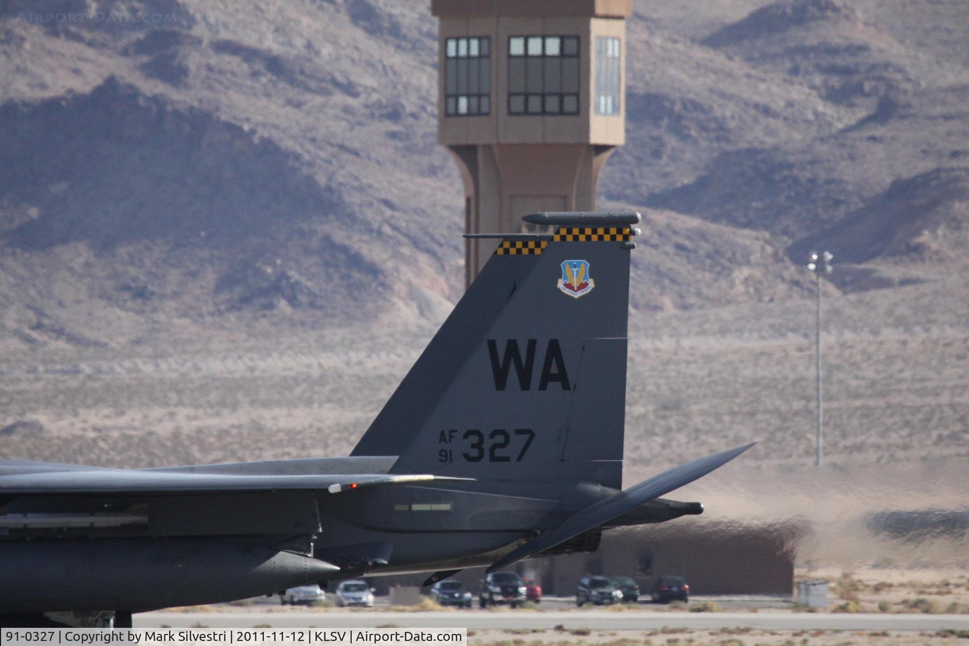91-0327, 1991 McDonnell Douglas F-15E Strike Eagle C/N 1234/E192, Aviation Nation 2011