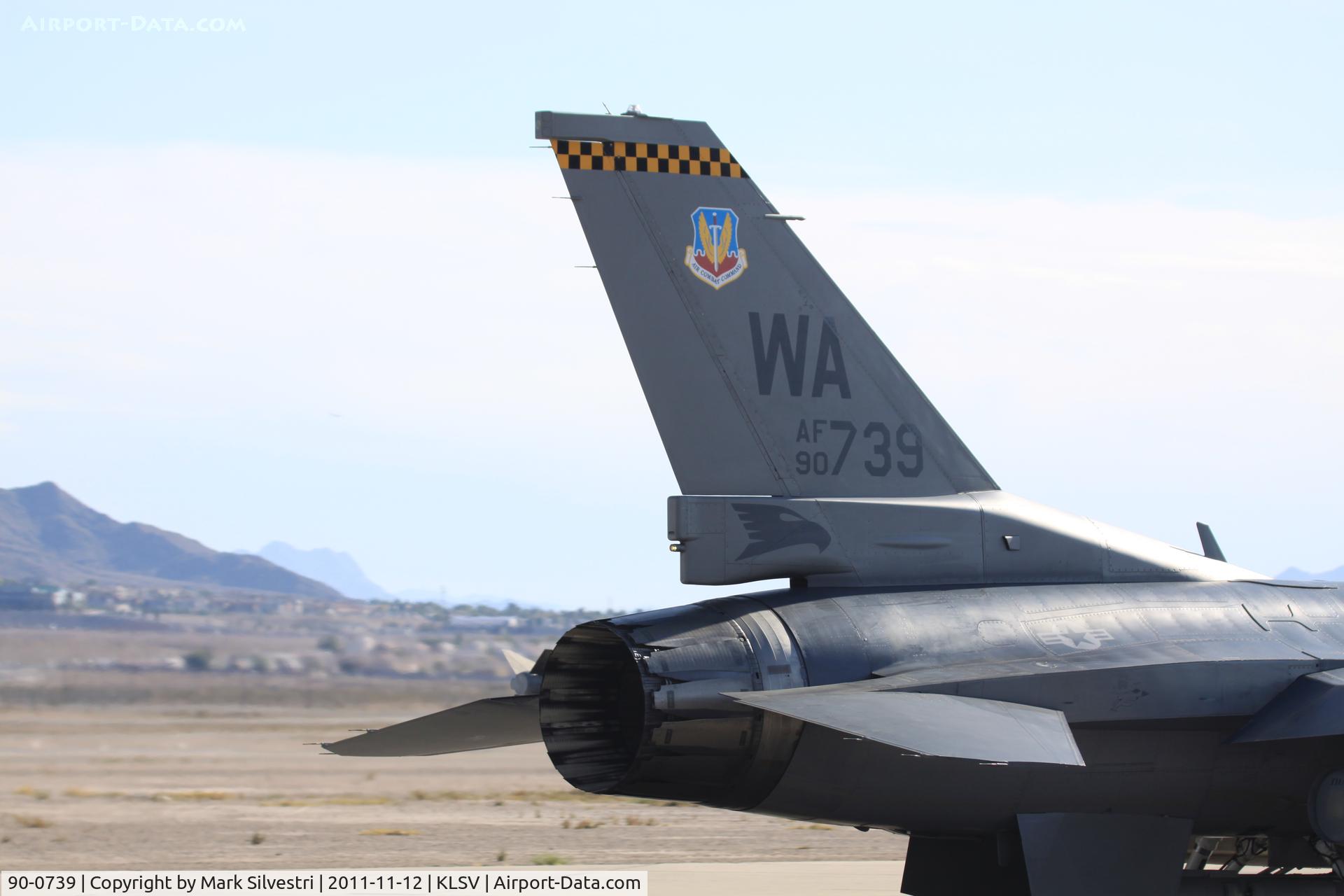 90-0739, General Dynamics F-16CG Night Falcon C/N 1C-347, Aviation Nation 2011