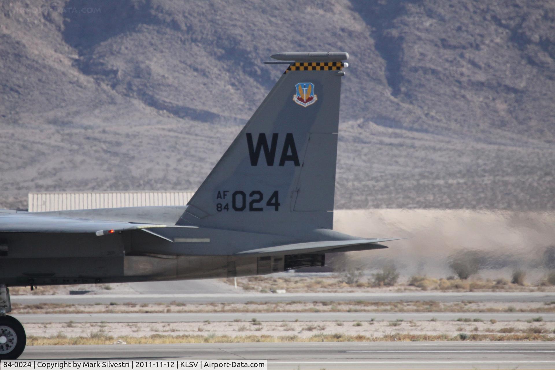 84-0024, 1984 McDonnell Douglas F-15C Eagle C/N 0935/C327, Aviation Nation 2011