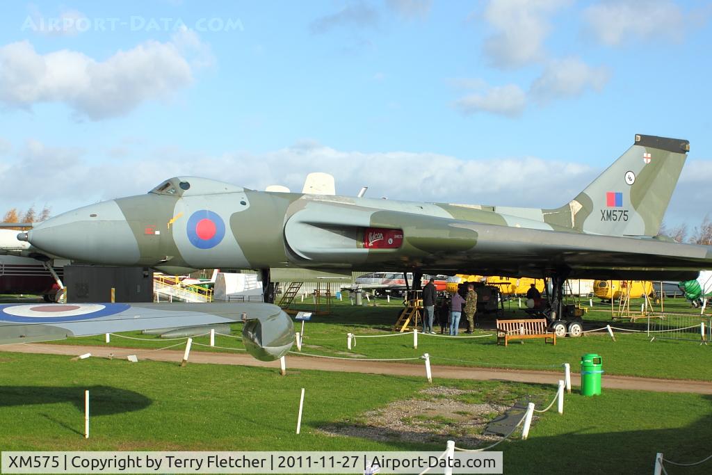 XM575, 1959 Avro Vulcan B.2A C/N Set 56, Exhibited at the Aeropark Museum at East Midlands Airport