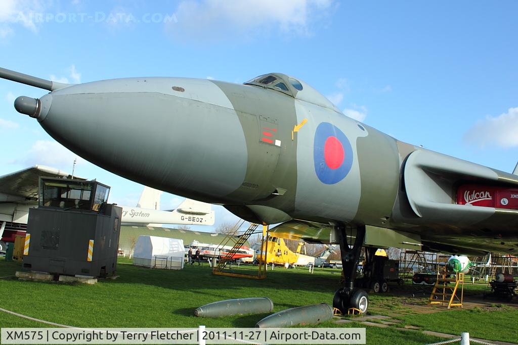 XM575, 1959 Avro Vulcan B.2A C/N Set 56, Exhibited at the Aeropark Museum at East Midlands Airport
