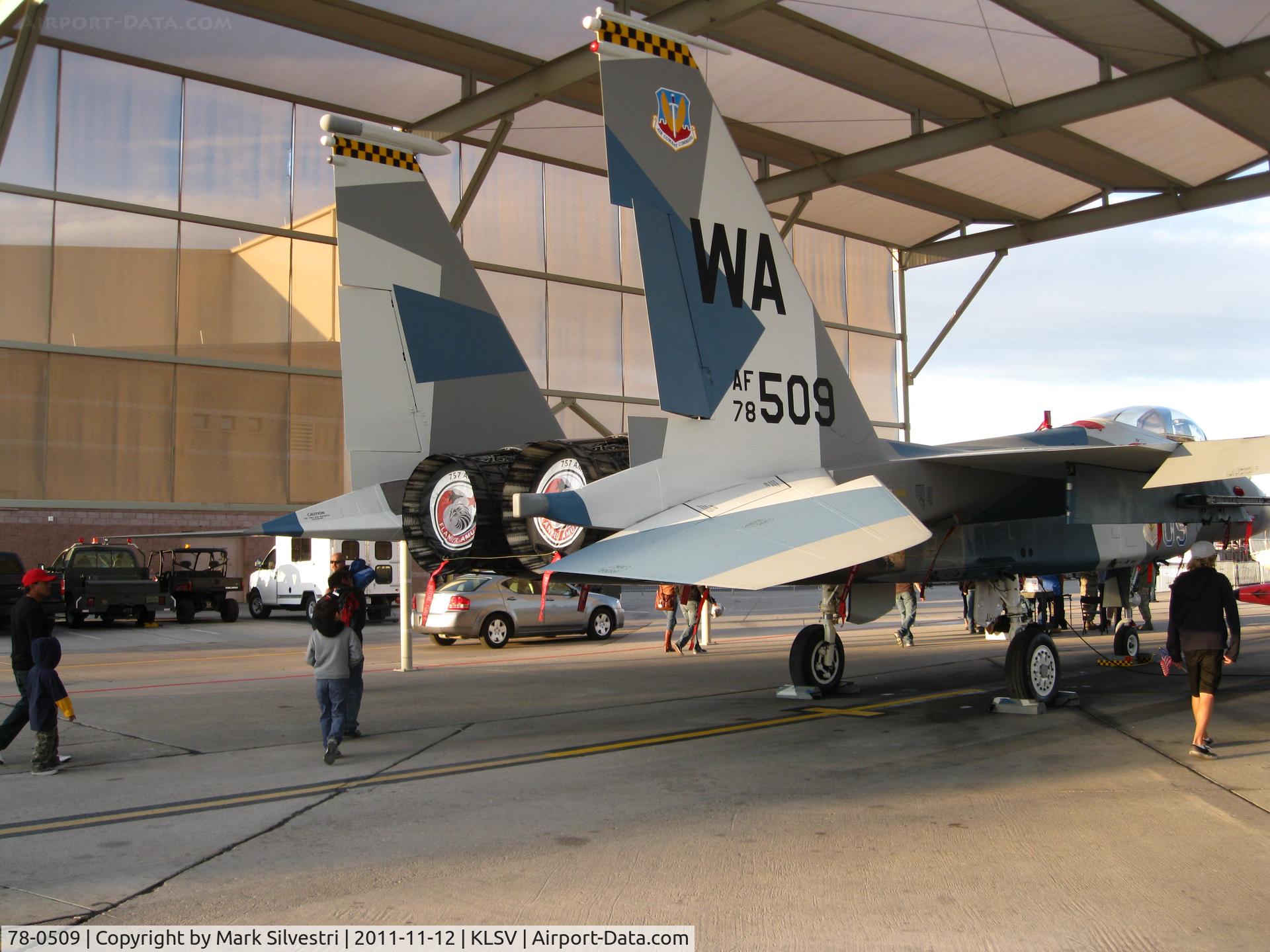 78-0509, 1978 McDonnell Douglas F-15C Eagle C/N 0494/C042, Aviation Nation 2011