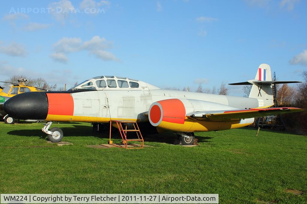 WM224, 1952 Gloster Meteor TT.20 C/N Not found WM224, Exhibited at the Aeropark Museum at East Midlands Airport
