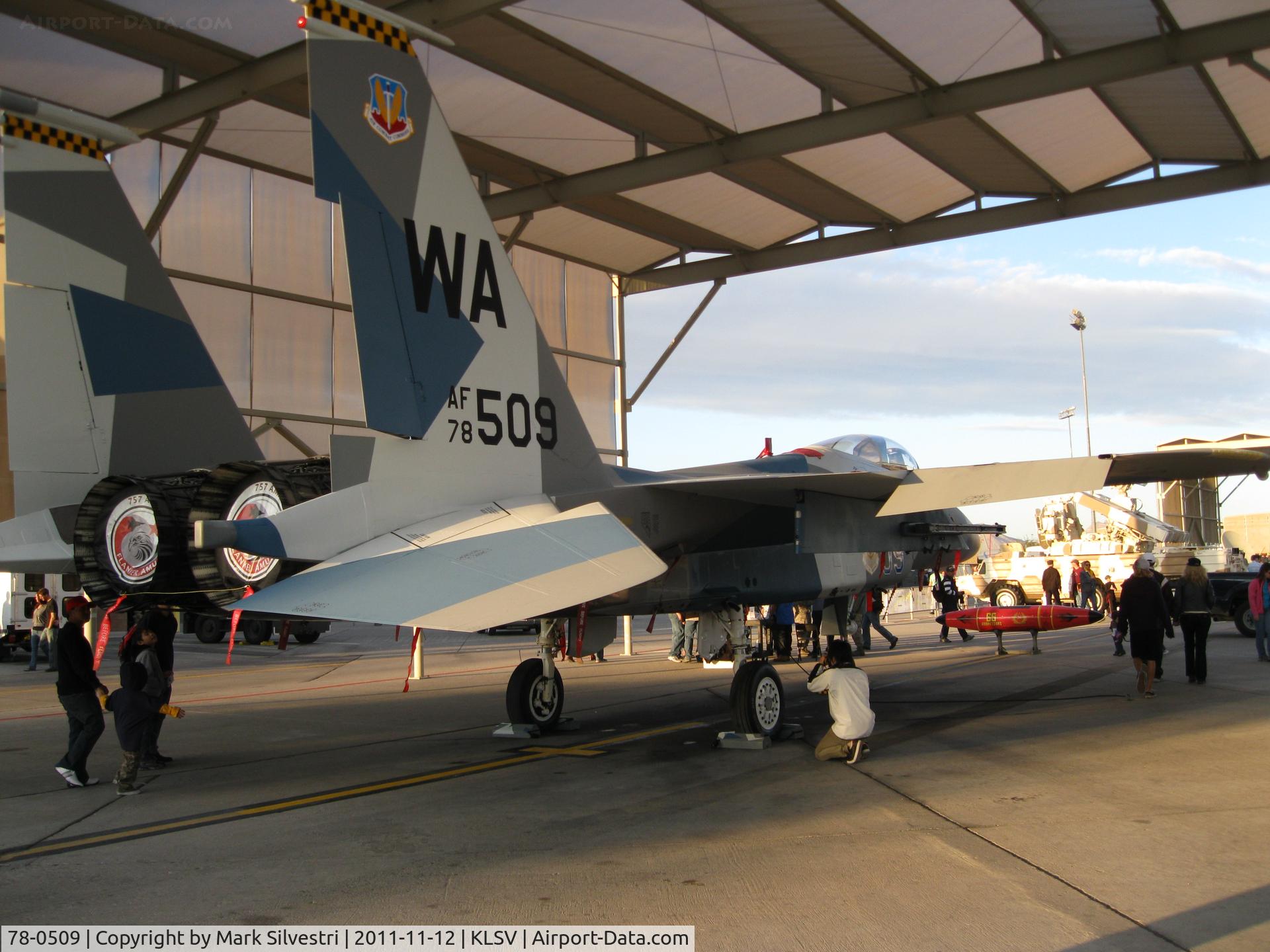 78-0509, 1978 McDonnell Douglas F-15C Eagle C/N 0494/C042, Aviation Nation 2011