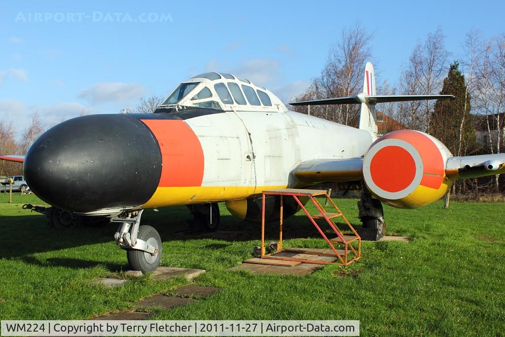 WM224, 1952 Gloster Meteor TT.20 C/N Not found WM224, Exhibited at the Aeropark Museum at East Midlands Airport