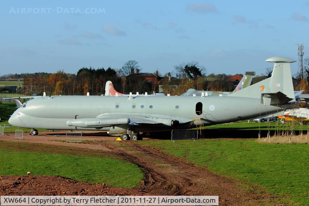 XW664, 1971 Hawker Siddeley Nimrod R.1 C/N 8039, Exhibited at the Aeropark Museum at East Midlands Airport