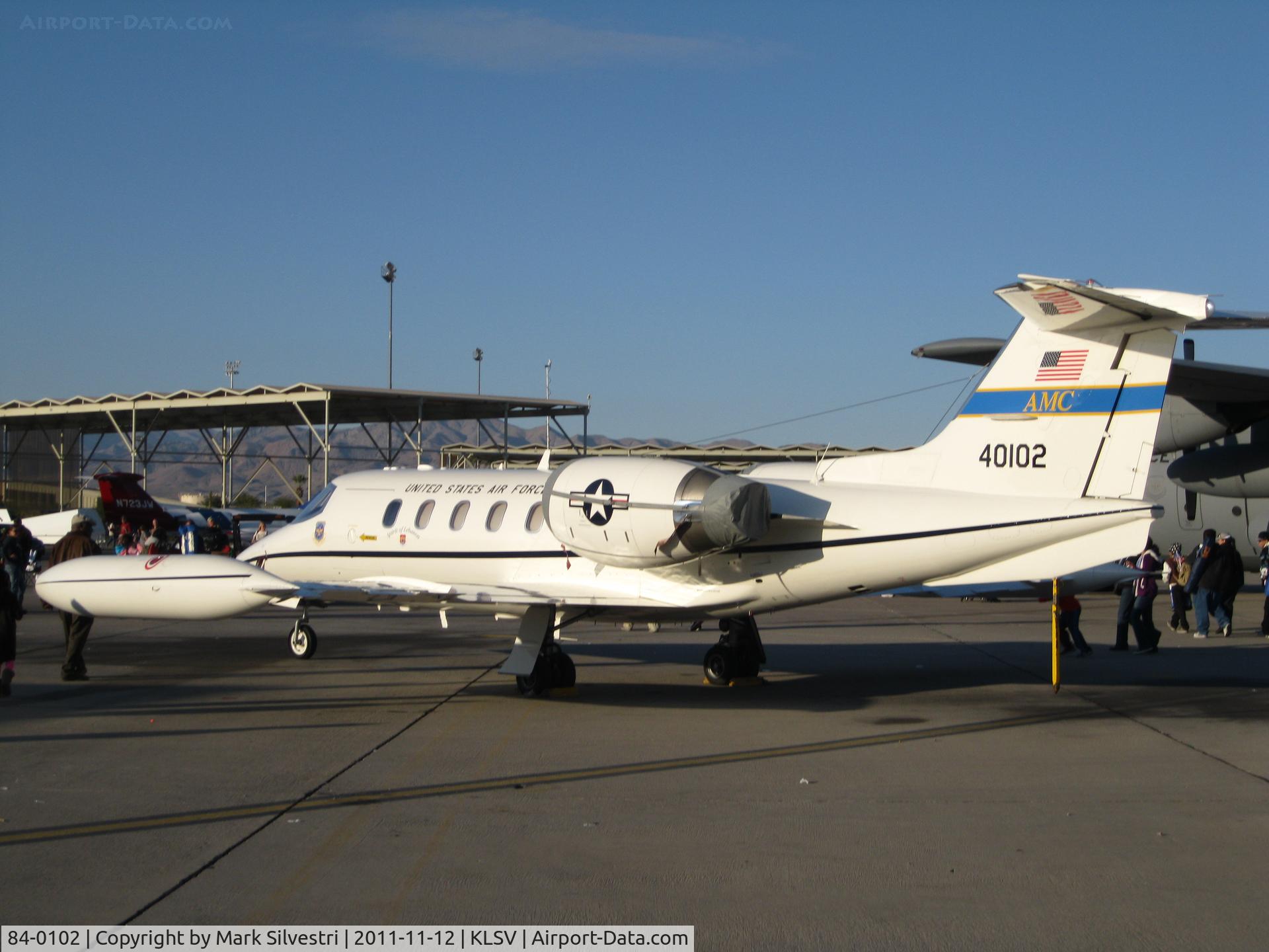 84-0102, 1984 Gates Learjet C-21A C/N 35A-548, Aviation Nation 2011