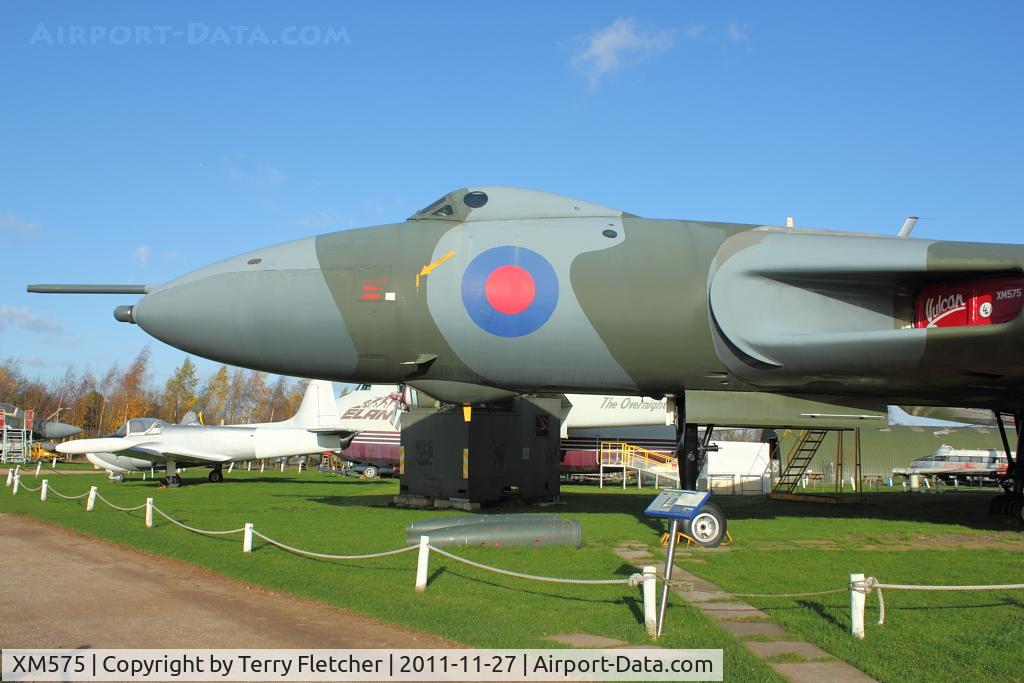XM575, 1959 Avro Vulcan B.2A C/N Set 56, Exhibited at the Aeropark Museum at East Midlands Airport