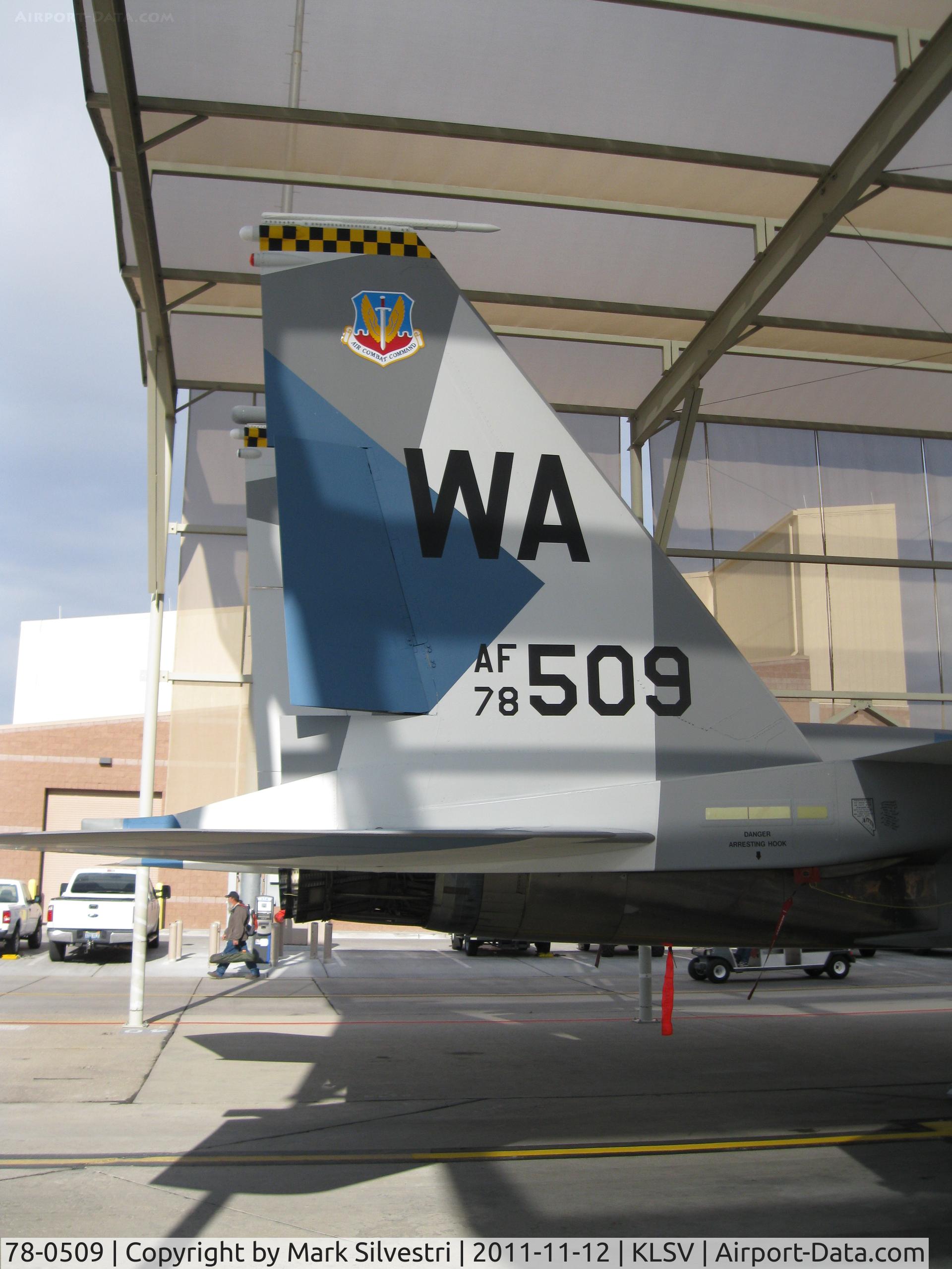 78-0509, 1978 McDonnell Douglas F-15C Eagle C/N 0494/C042, Aviation Nation 2011