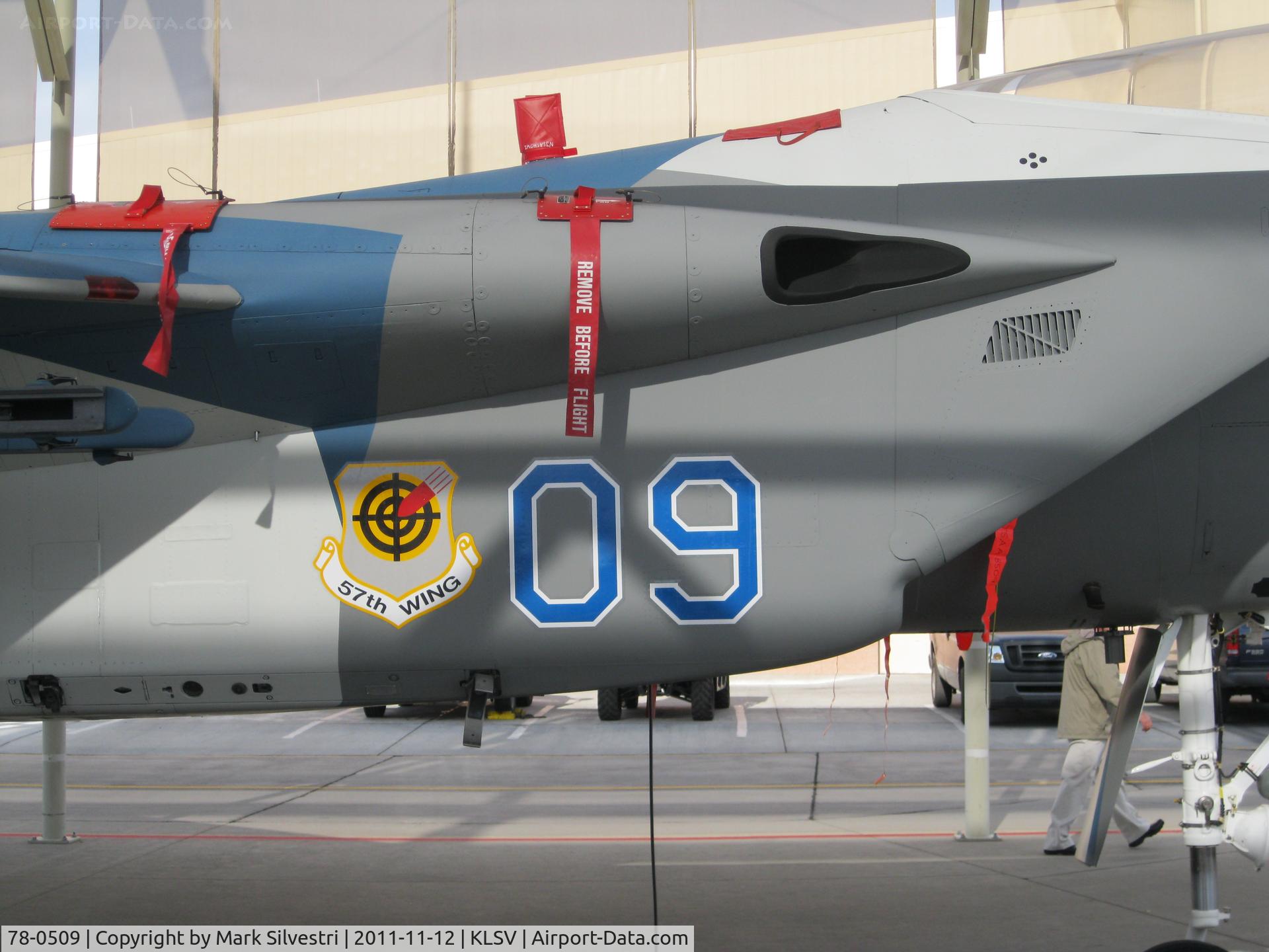 78-0509, 1978 McDonnell Douglas F-15C Eagle C/N 0494/C042, Aviation Nation 2011