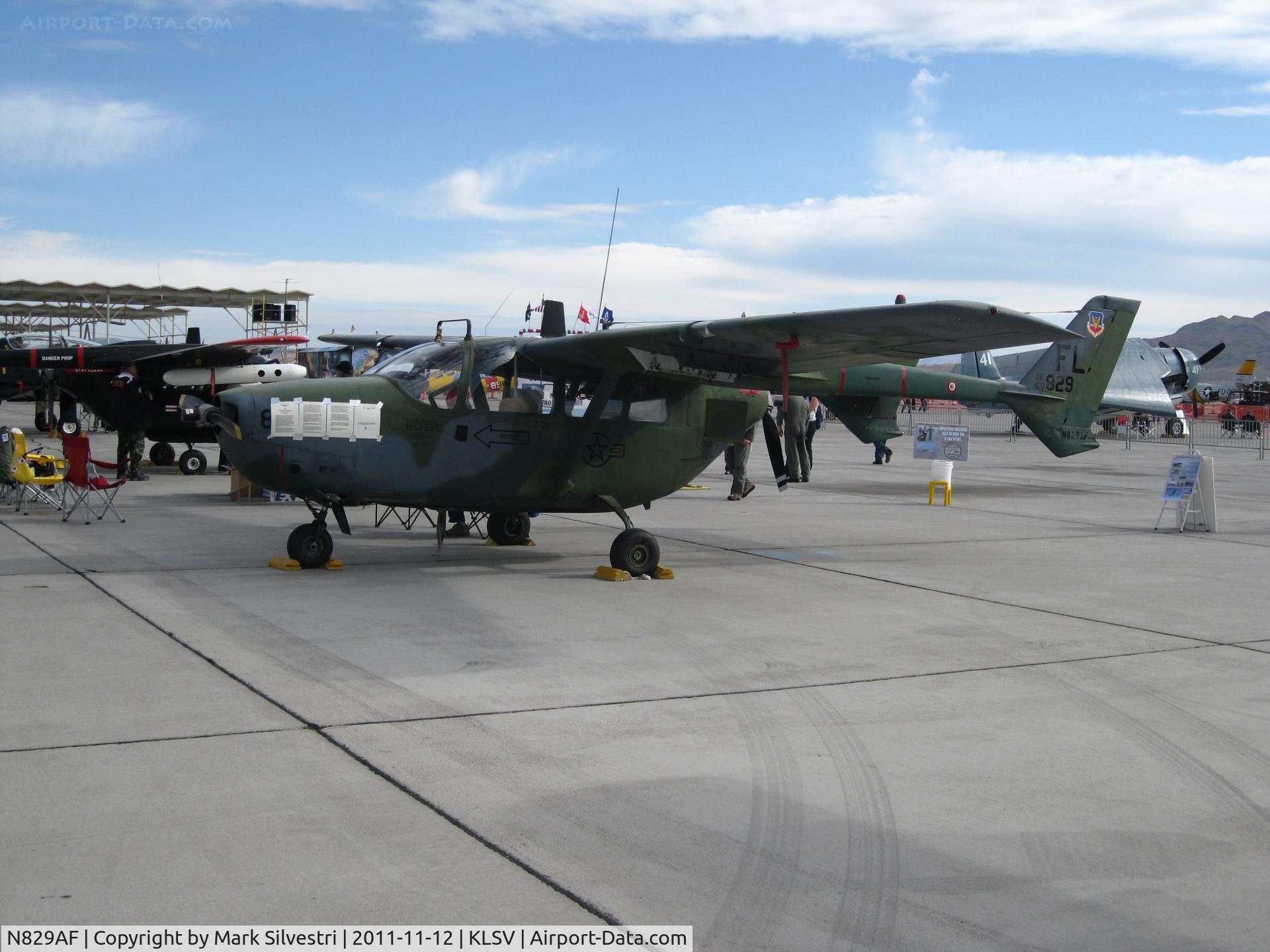 N829AF, 1968 Cessna M337B (O-2A) Super Skymaster C/N 337M-0194 (68-10829), Aviation Nation 2011