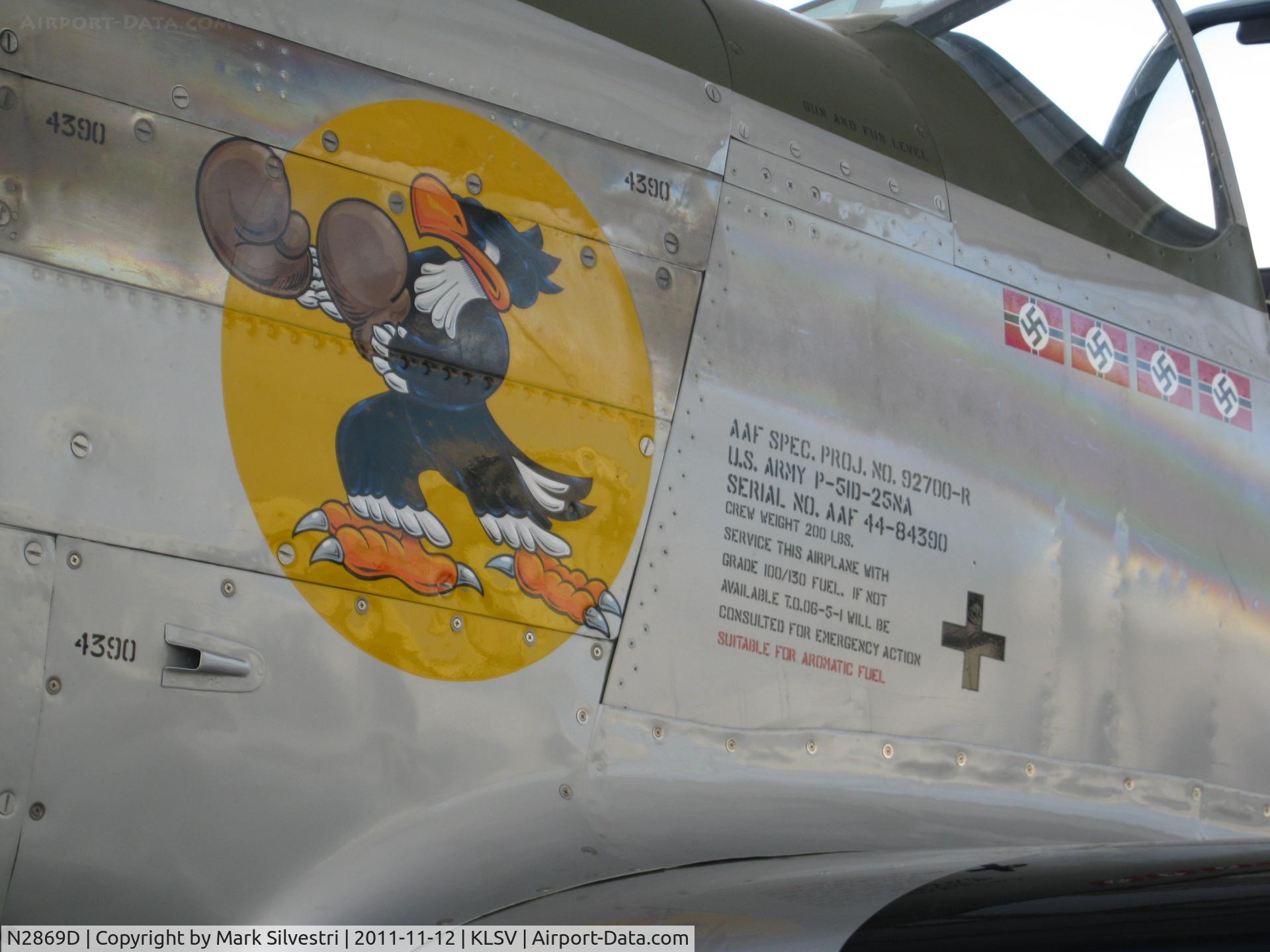 N2869D, 1944 North American P-51D Mustang C/N 124-44246 (44-84390), Aviation Nation 2011