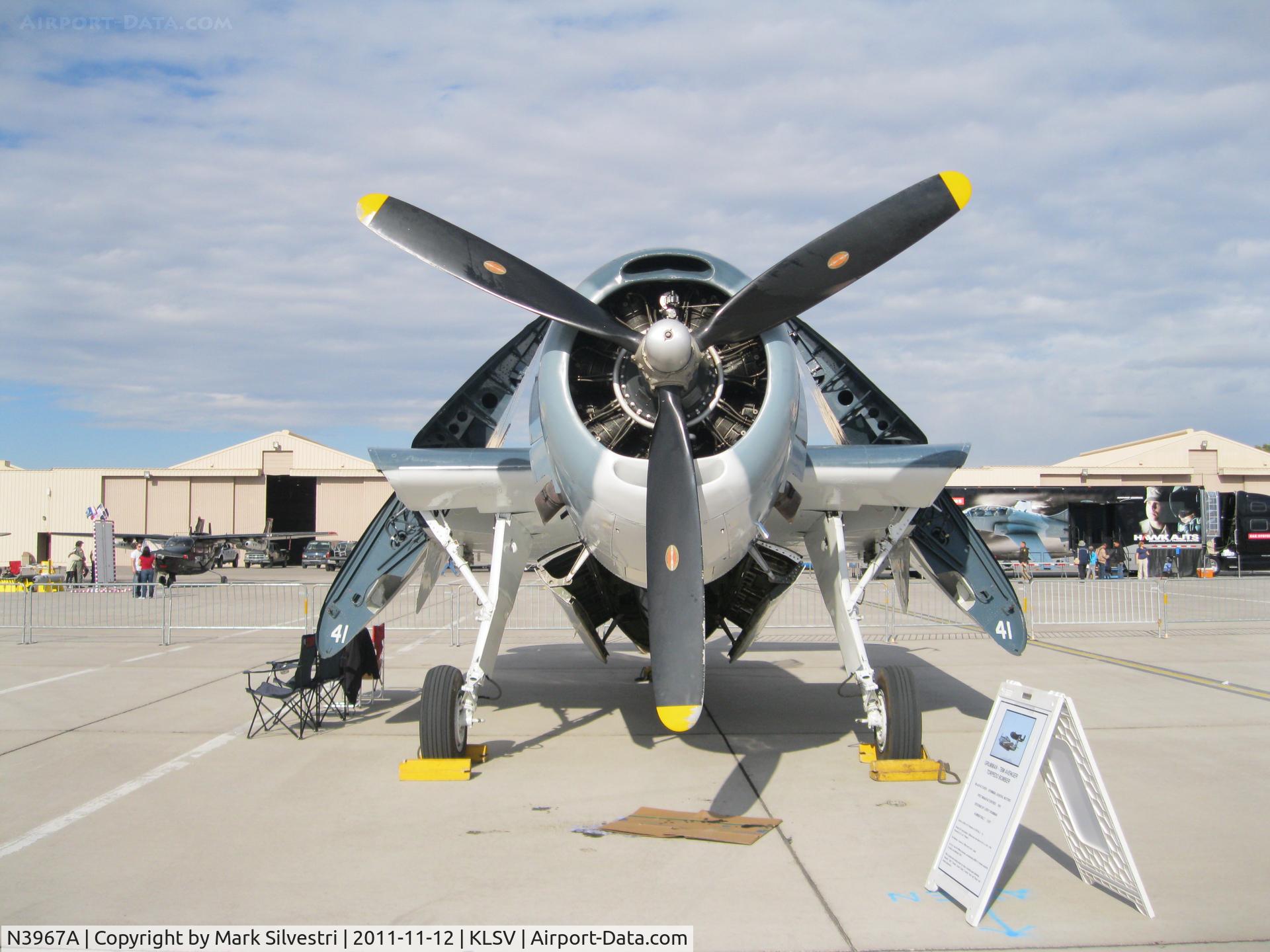 N3967A, 1945 Grumman TBM-3U Avenger C/N 53835, Aviation Nation 2011