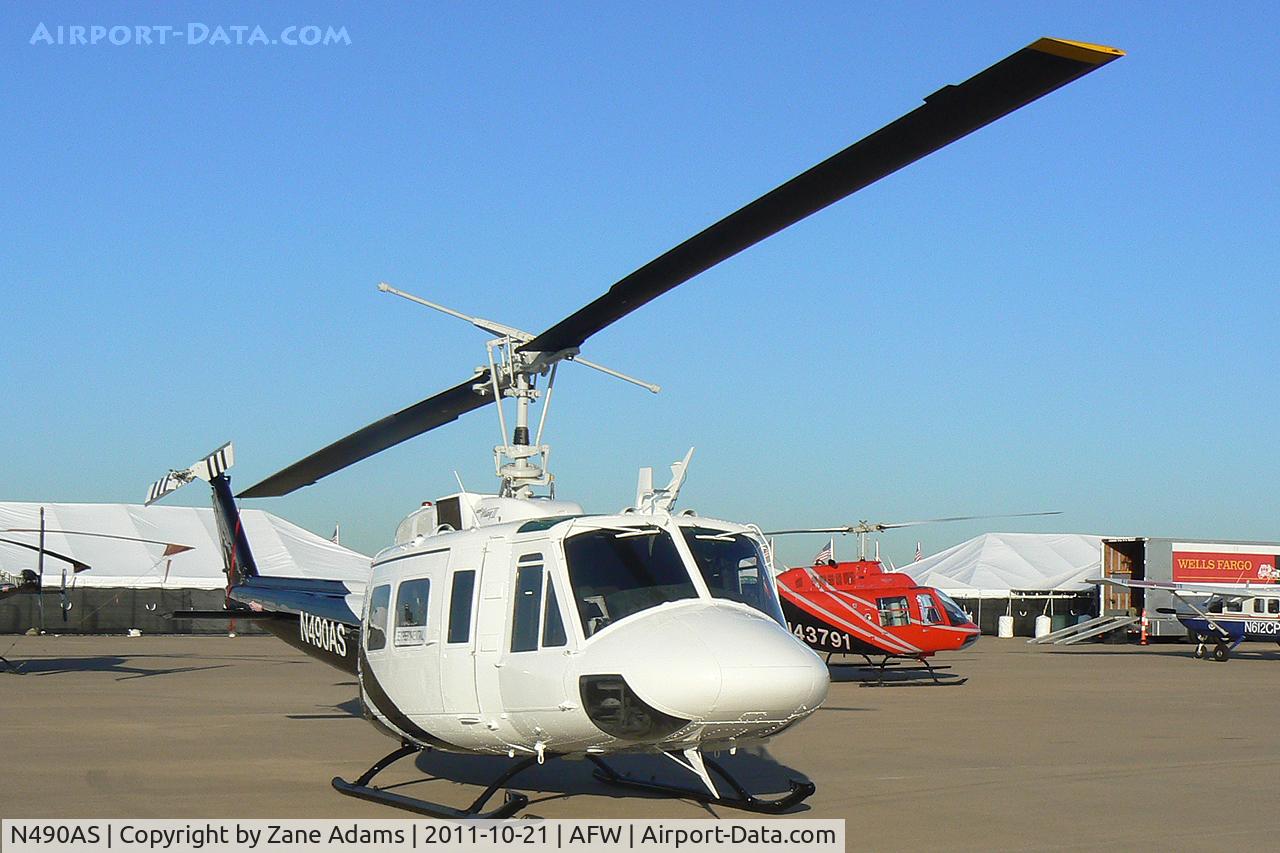 N490AS, 1964 Bell UH-1H C/N 6413686/4393, At the 2011 Alliance Airshow - Fort Worth, TX