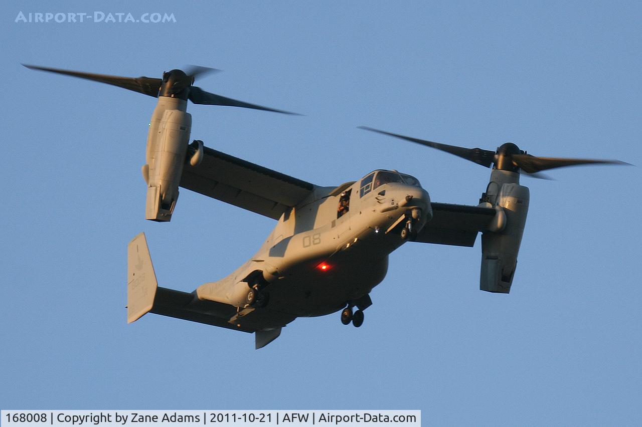 168008, Bell-Boeing MV-22B Osprey C/N D0138, At the 2011 Alliance Airshow - Fort Worth, TX