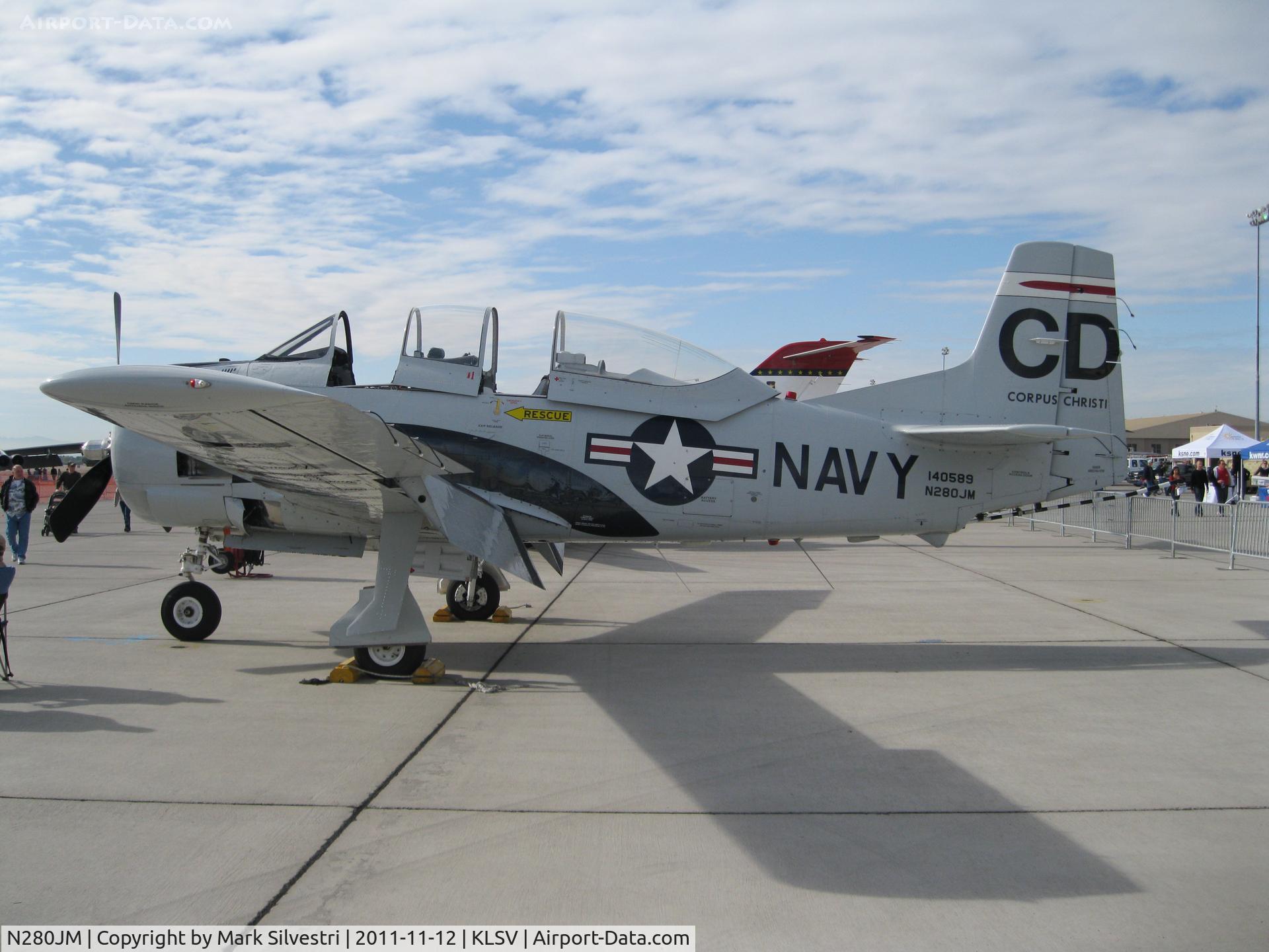 N280JM, North American T-28C Trojan Trojan C/N 226-166, Aviation Nation 2011