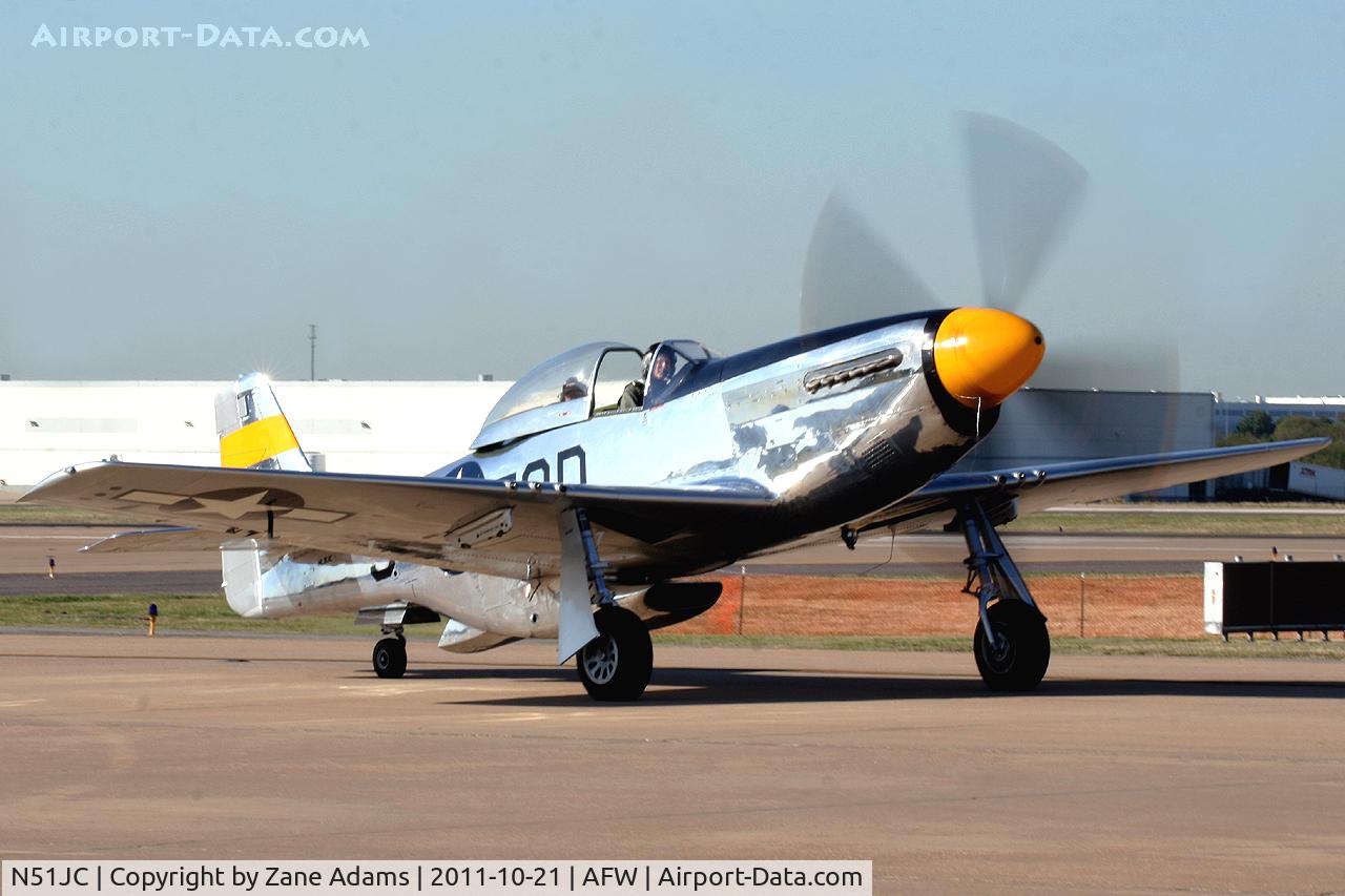 N51JC, 1944 North American P-51D Mustang C/N 122-38798, At the 2011 Alliance Airshow - Fort Worth, TX