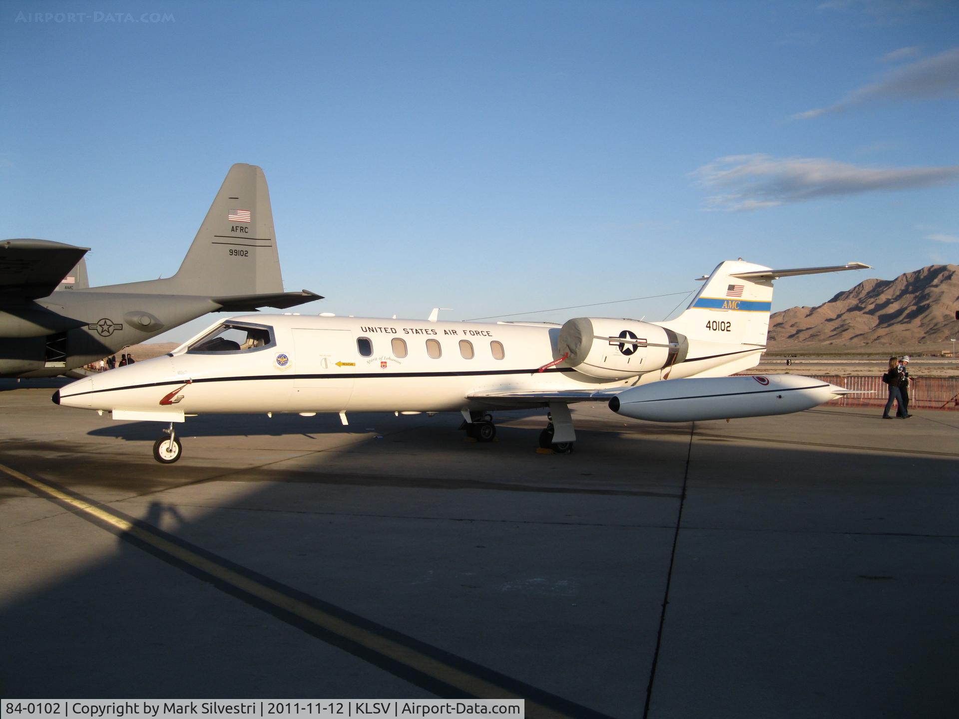 84-0102, 1984 Gates Learjet C-21A C/N 35A-548, Aviation Nation 2011