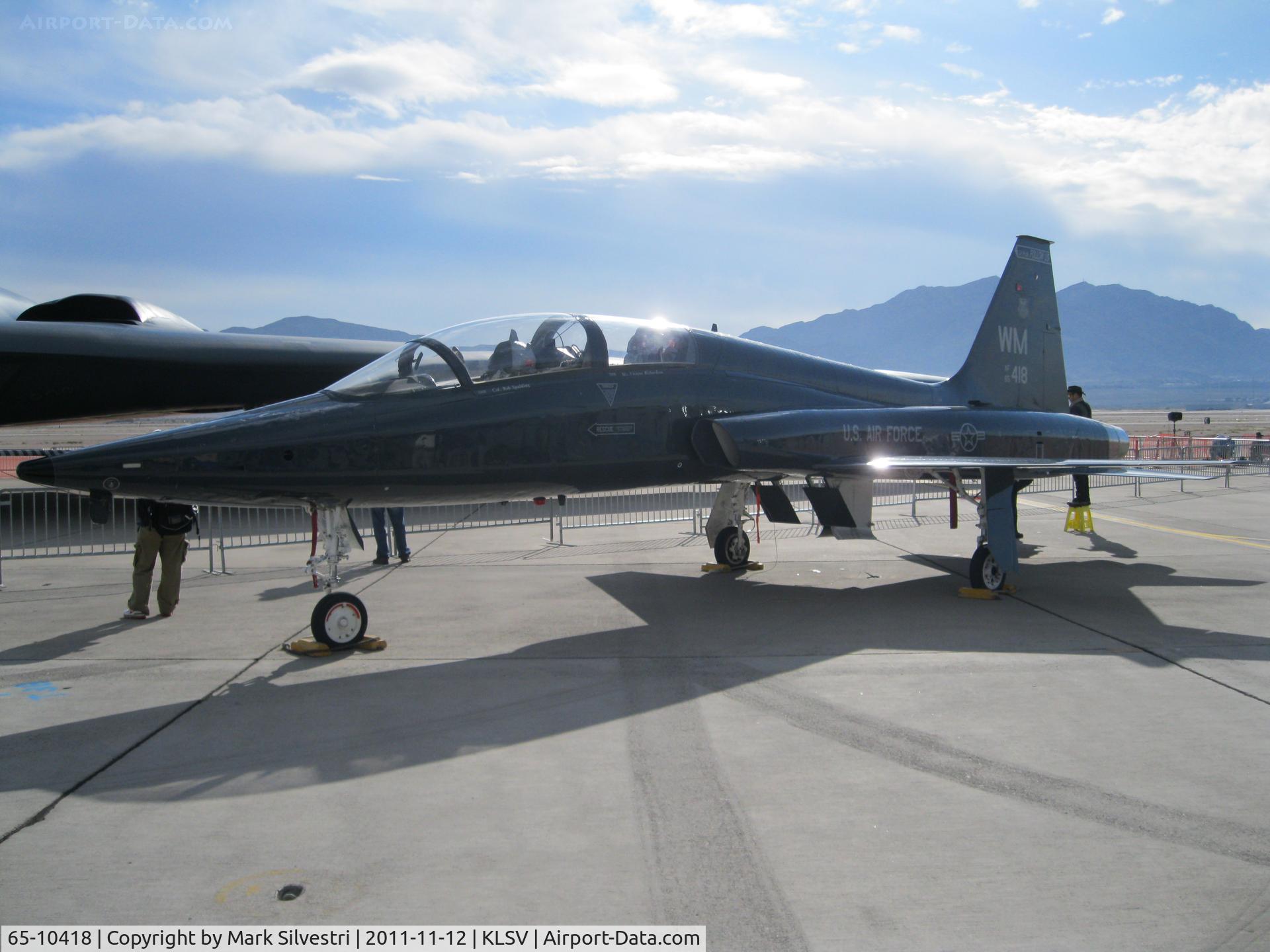65-10418, 1965 Northrop T-38A-60-NO Talon C/N N.5837, Aviation Nation 2011
