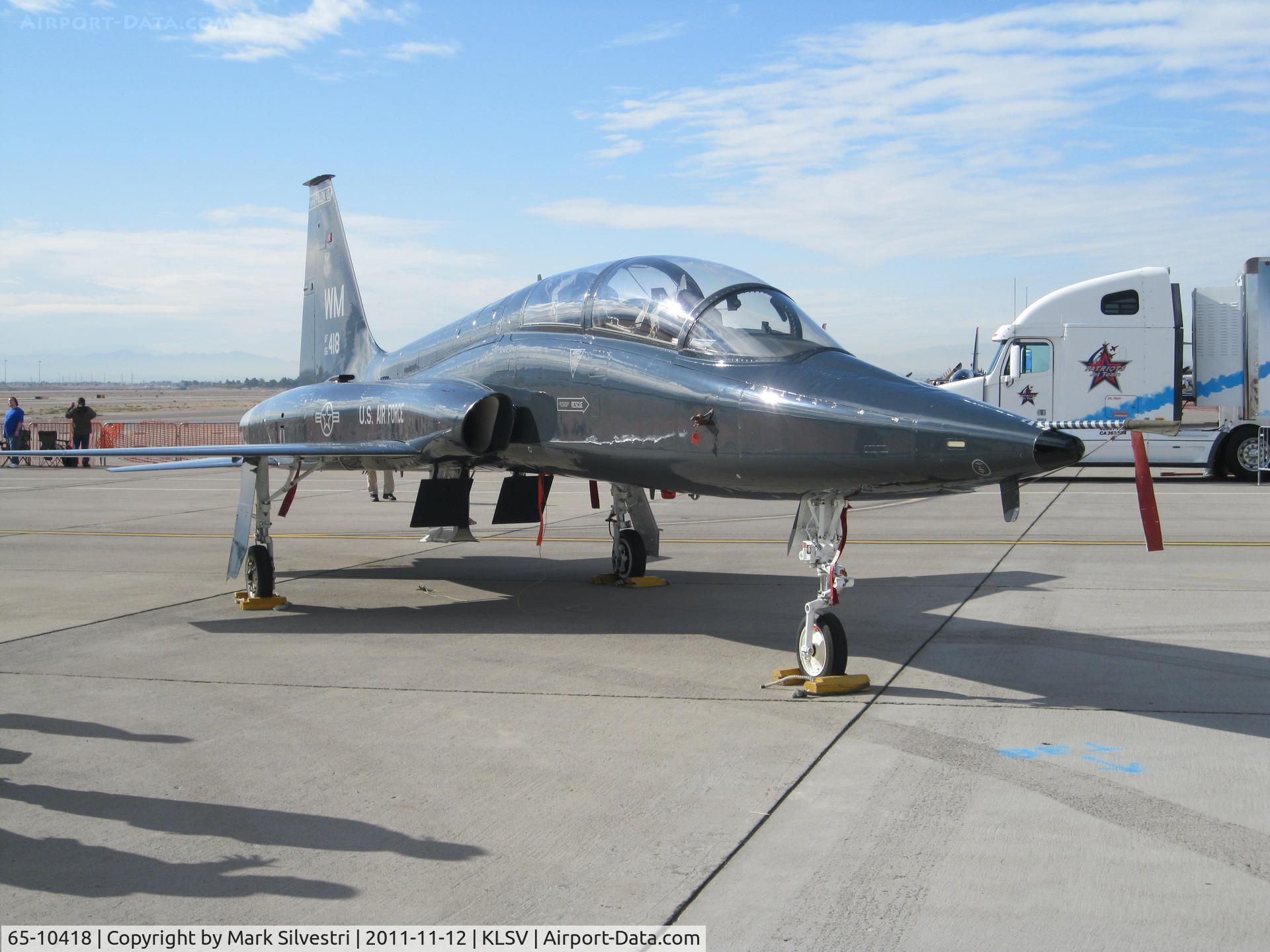 65-10418, 1965 Northrop T-38A-60-NO Talon C/N N.5837, Aviation Nation 2011
