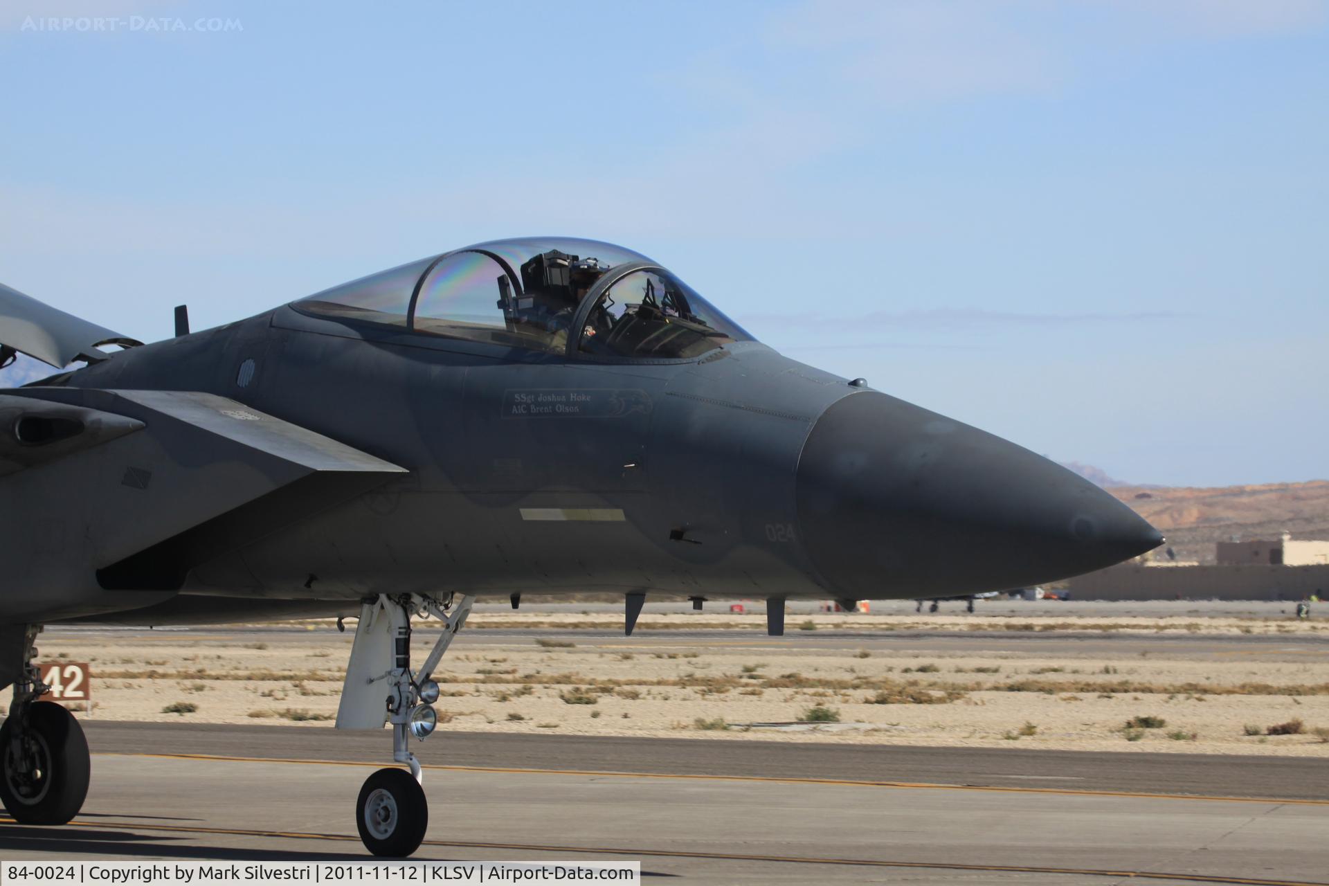84-0024, 1984 McDonnell Douglas F-15C Eagle C/N 0935/C327, Aviation Nation 2011
