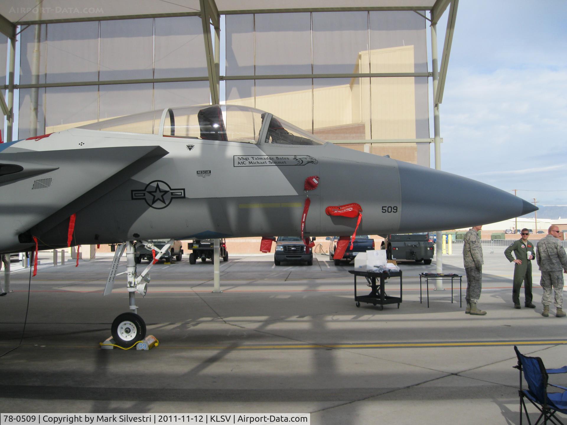 78-0509, 1978 McDonnell Douglas F-15C Eagle C/N 0494/C042, Aviation Nation 2011