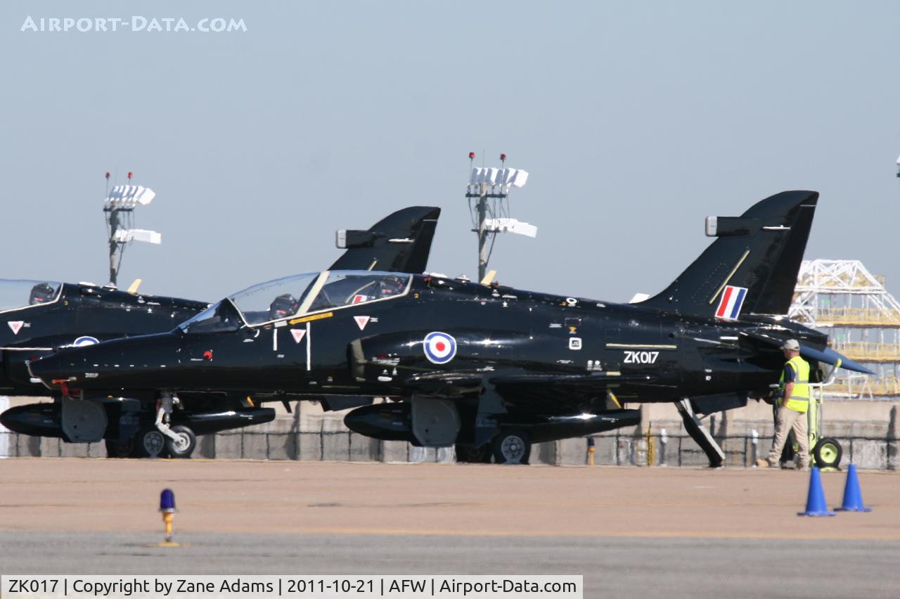ZK017, 2008 British Aerospace Hawk T2 C/N RT008/1246, At the 2011 Alliance Airshow - Fort Worth, TX