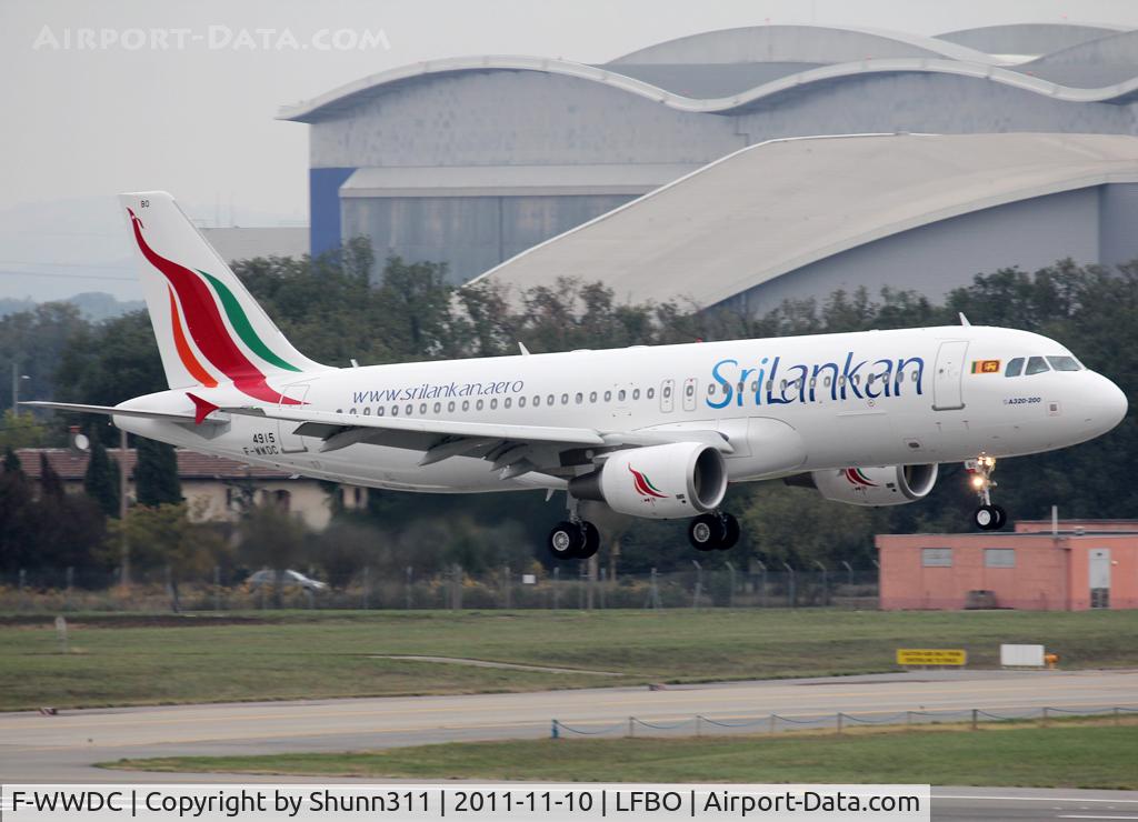 F-WWDC, 2011 Airbus A320-214 C/N 4915, C/n 4915 - To be 4R-ABO