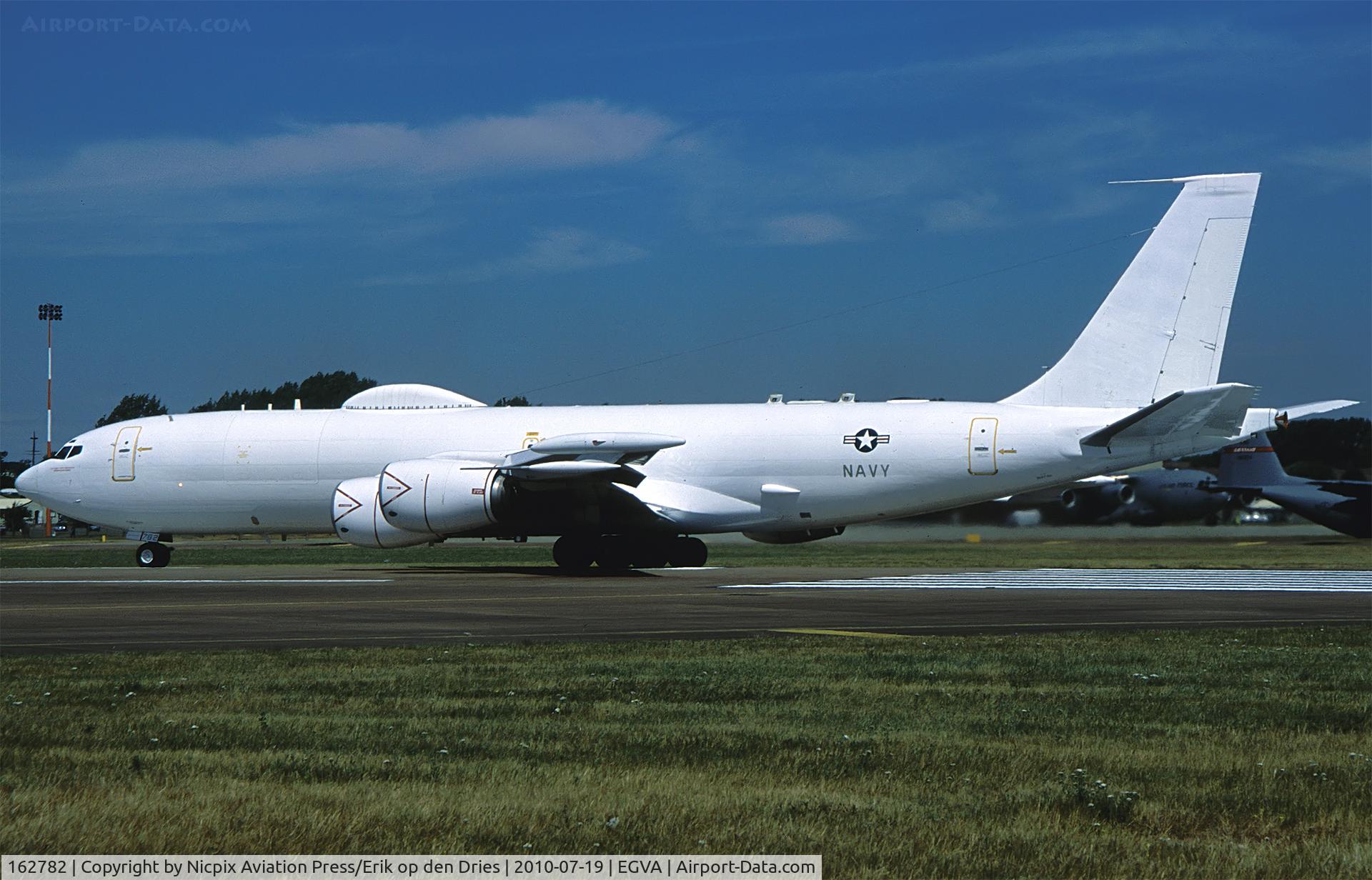 162782, 1989 Boeing E-6B Mercury C/N 23430, E-6B 162782 was one of the more rare birds to attend the RIAT-2010 at RAF Fairford.