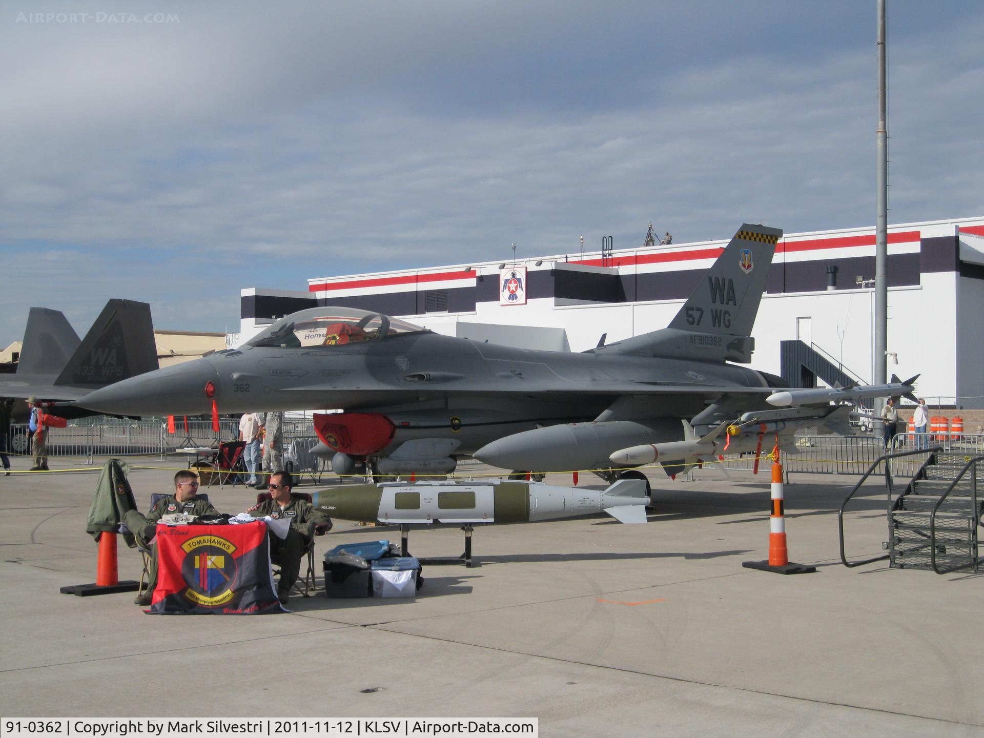 91-0362, General Dynamics F-16CM Fighting Falcon C/N CC-60, Aviation Nation 2011