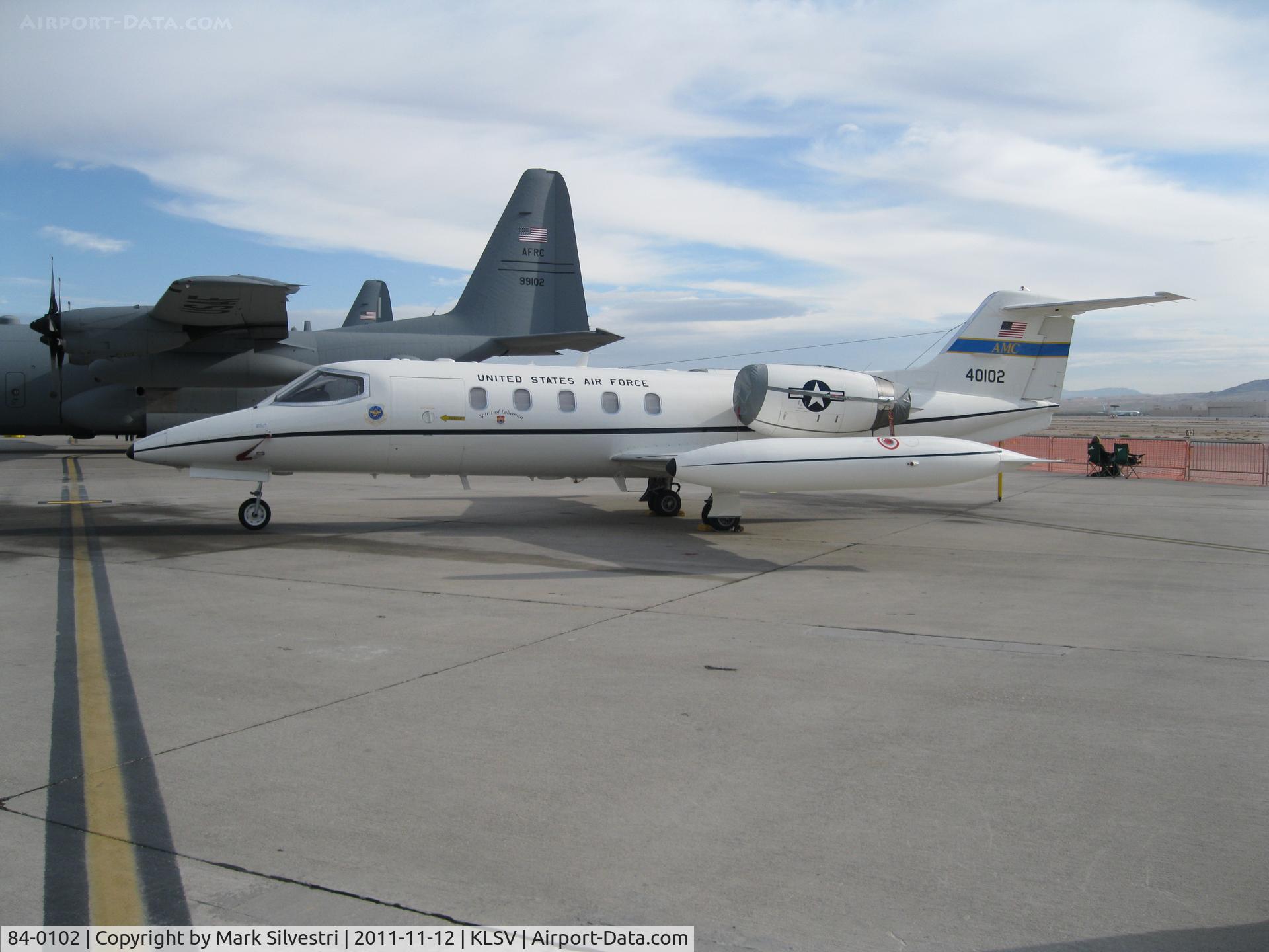 84-0102, 1984 Gates Learjet C-21A C/N 35A-548, Aviation nation 2011