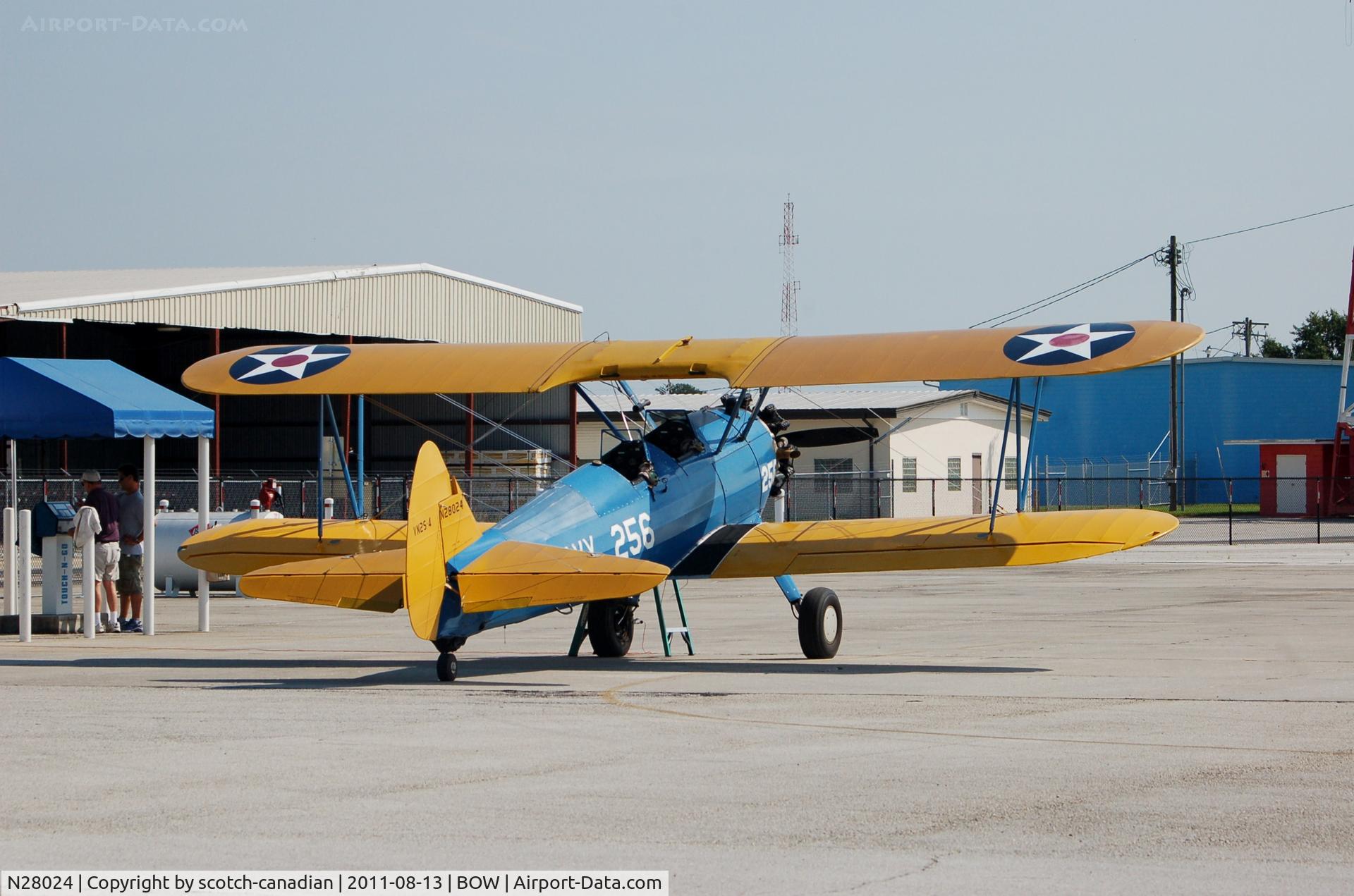 N28024, 1945 Boeing A75N1(PT17) C/N 75-2799, 1945 Boeing Stearman (PT-17) N28024 at Bartow Municipal Airport, Bartow, FL