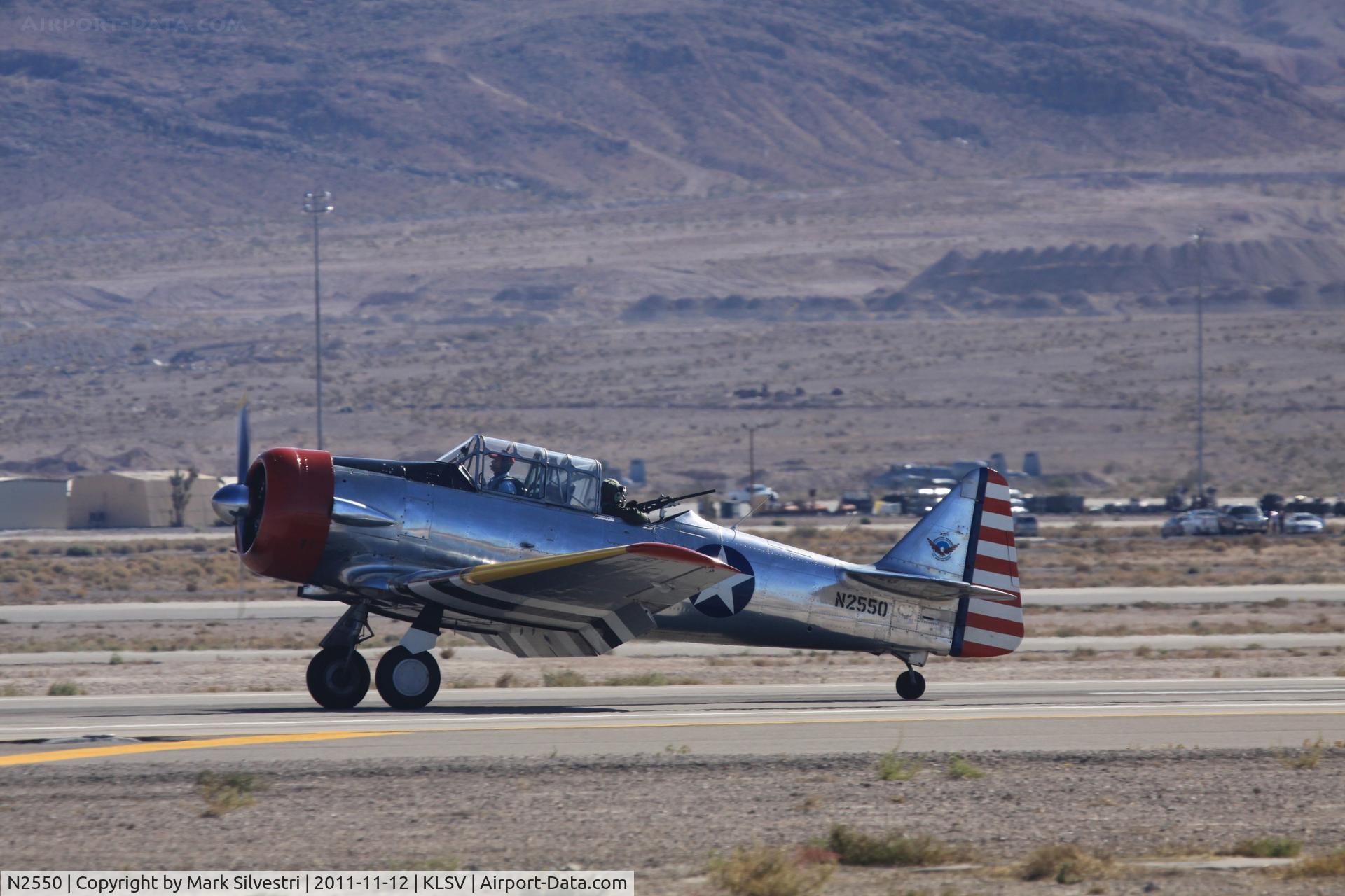 N2550, 1985 North American SNJ-5 Texan C/N 43683, Aviation Nation 2011