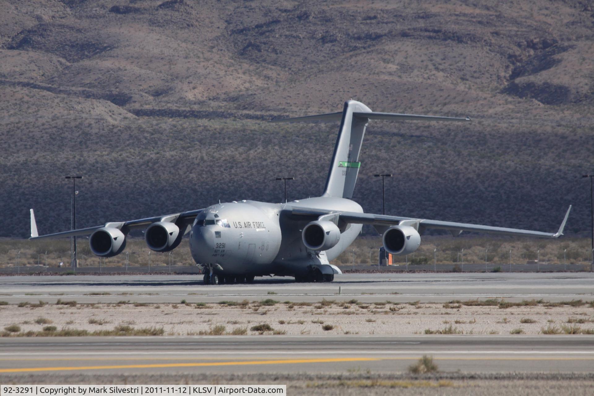 92-3291, 1992 McDonnell Douglas C-17A Globemaster III C/N P-11, Aviation Nation 2011