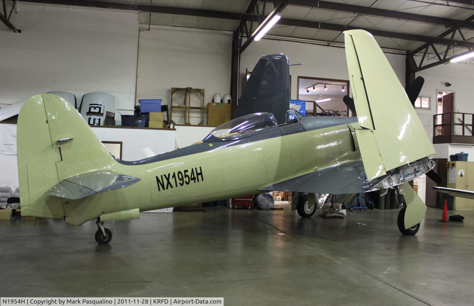 N1954H, 1954 Hawker Fury FB.10 C/N 41H/623282, Hawker MK 20
