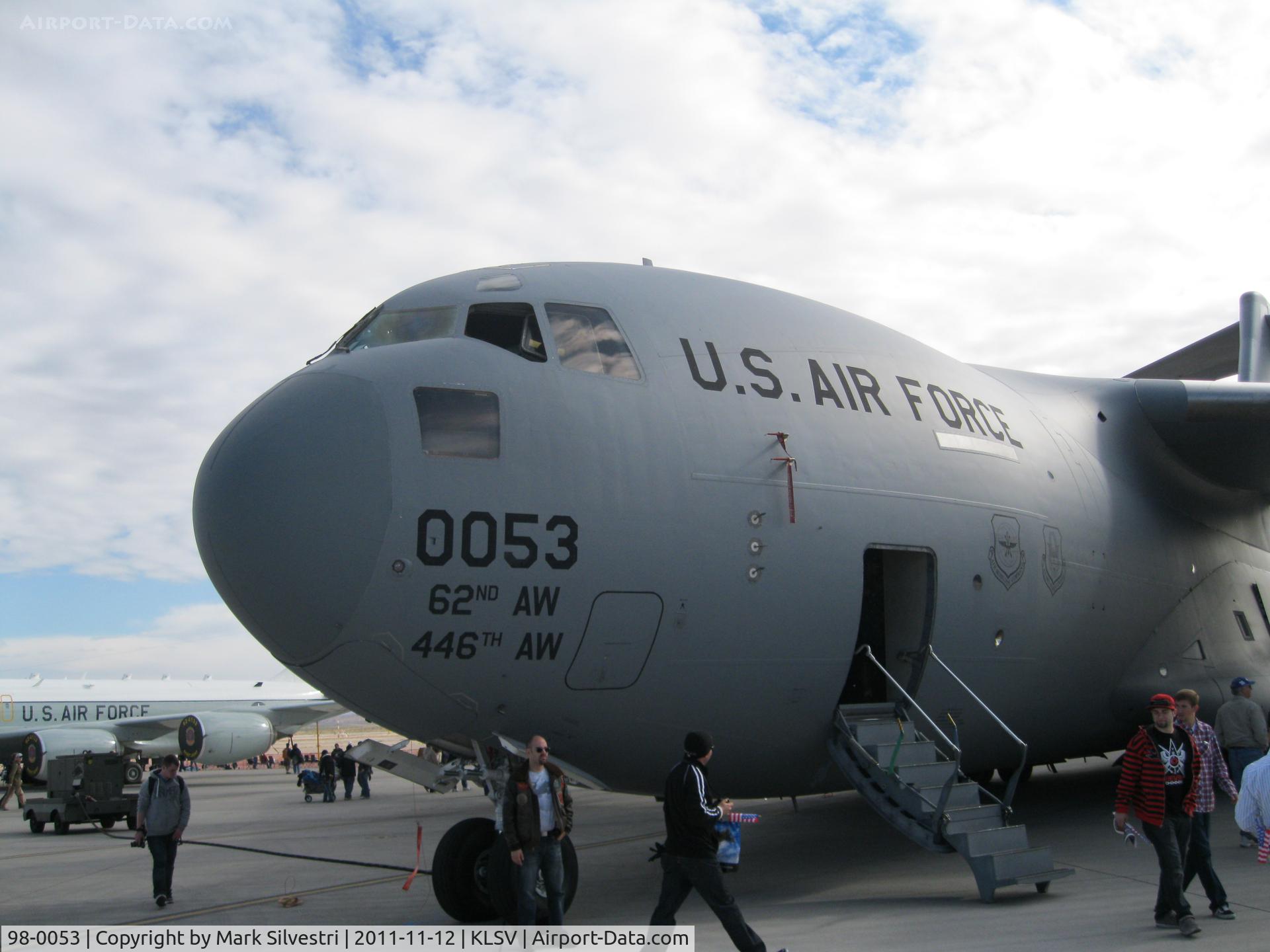 98-0053, 1998 Boeing C-17A Globemaster III C/N F-56/P-53, Aviation Nation 2011