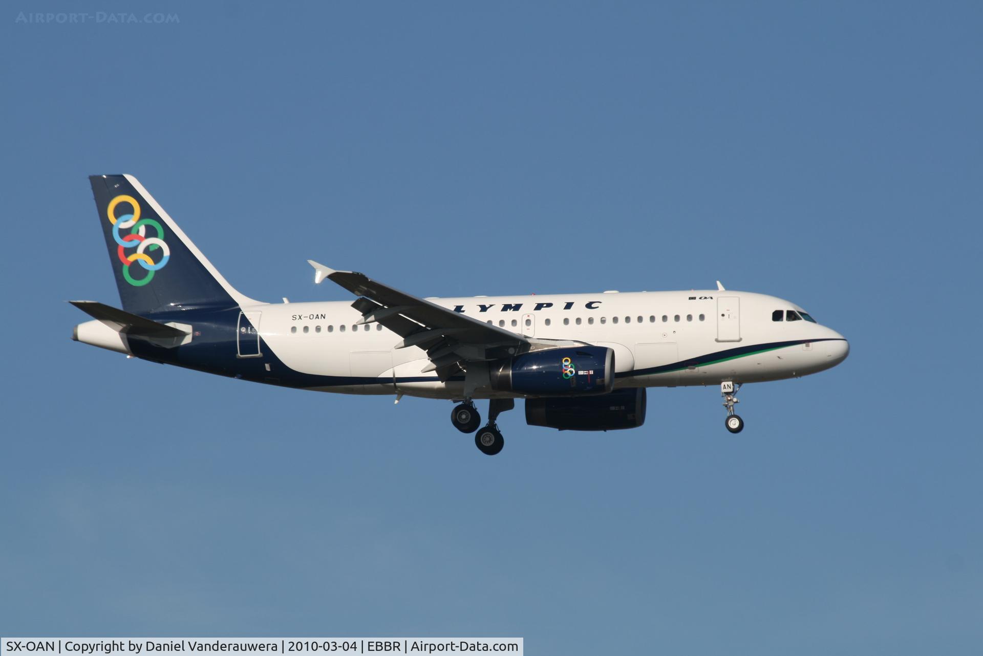 SX-OAN, 2002 Airbus A319-133LR C/N 1727, Arrival of flight OA145 to RWY 02