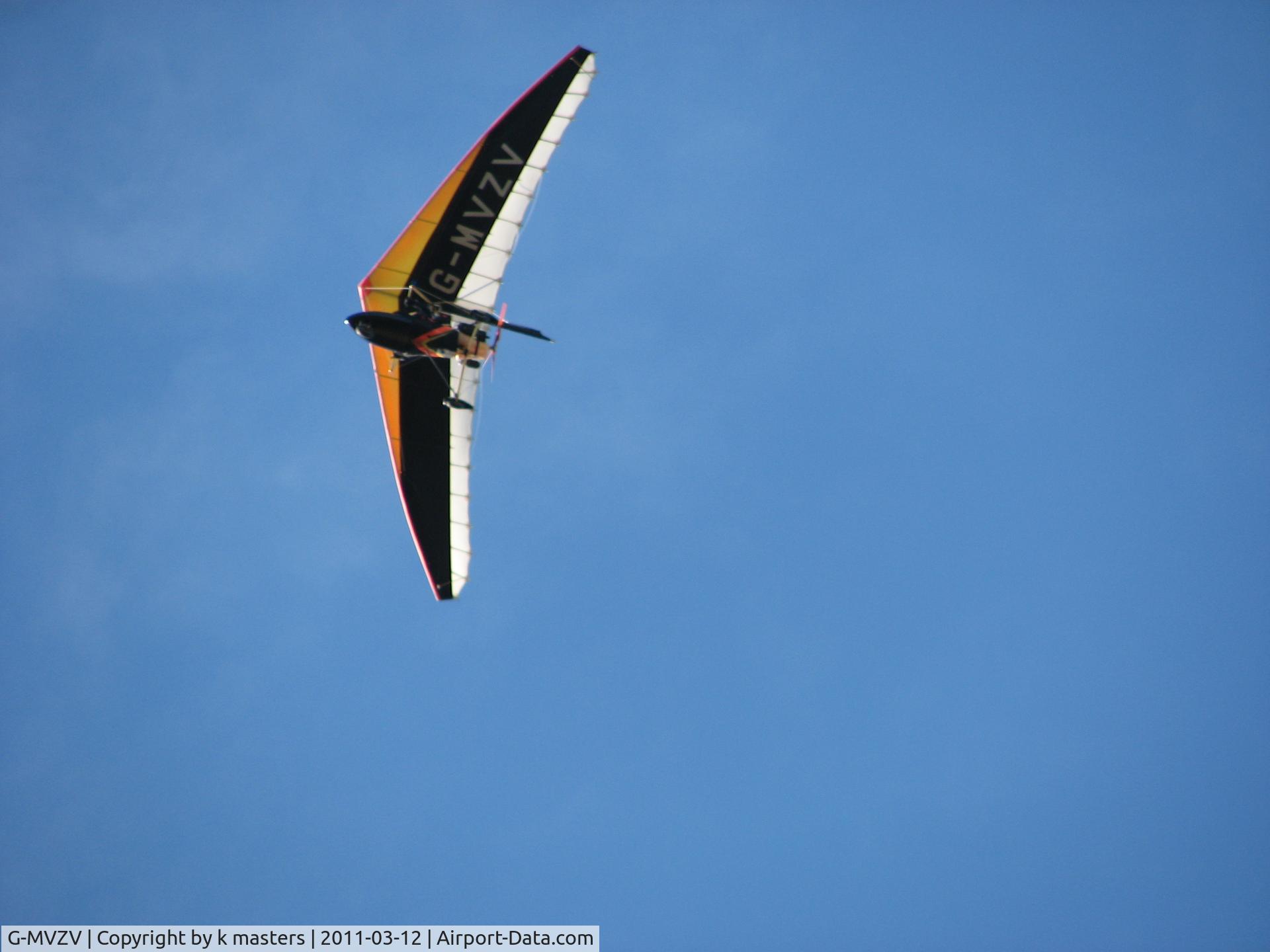 G-MVZV, 1989 Solar Wings PEGASUS XL-Q C/N SW-WQ-0245, overhead shot