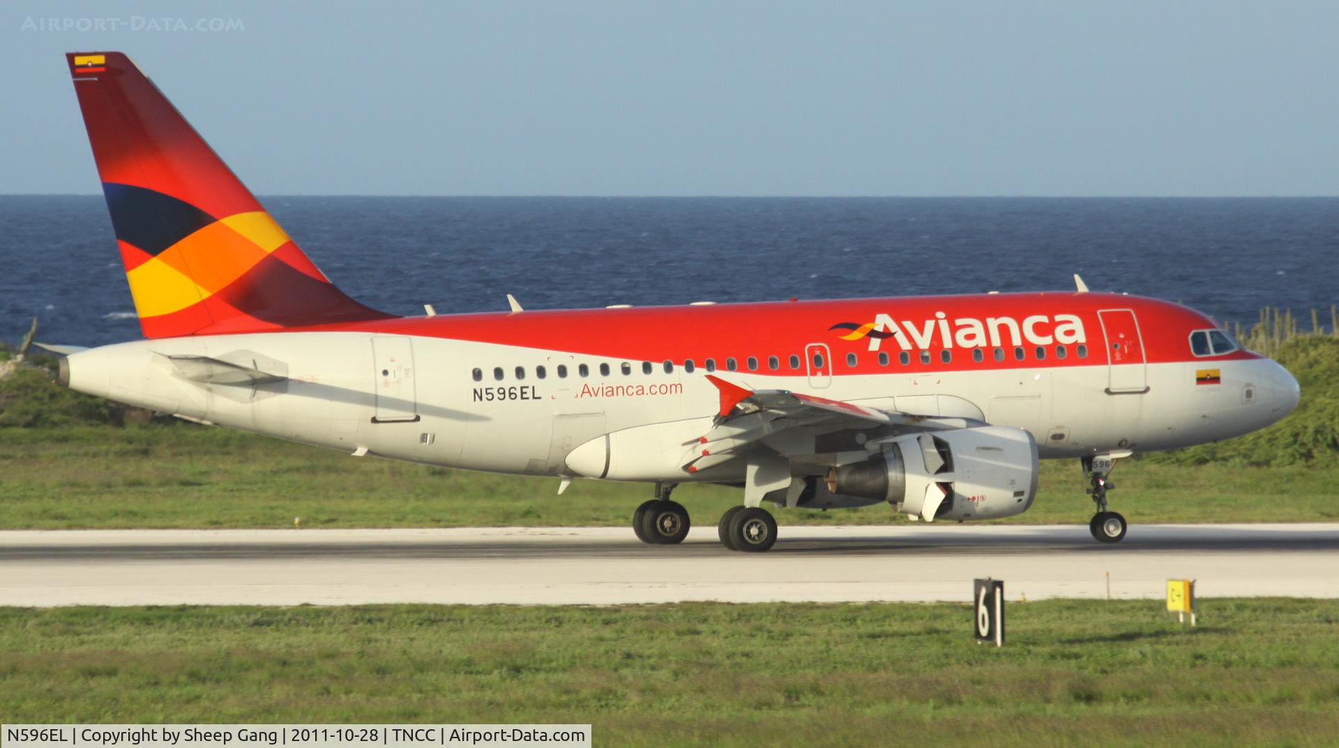 N596EL, 2005 Airbus A318-111 C/N 2523, N596EL at TNCC