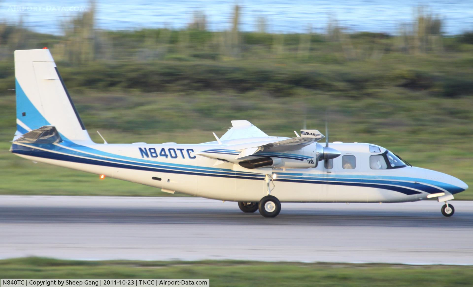 N840TC, 1981 Gulfstream American 695 Jetprop 1000 C/N 11688, N840TC at TNCC