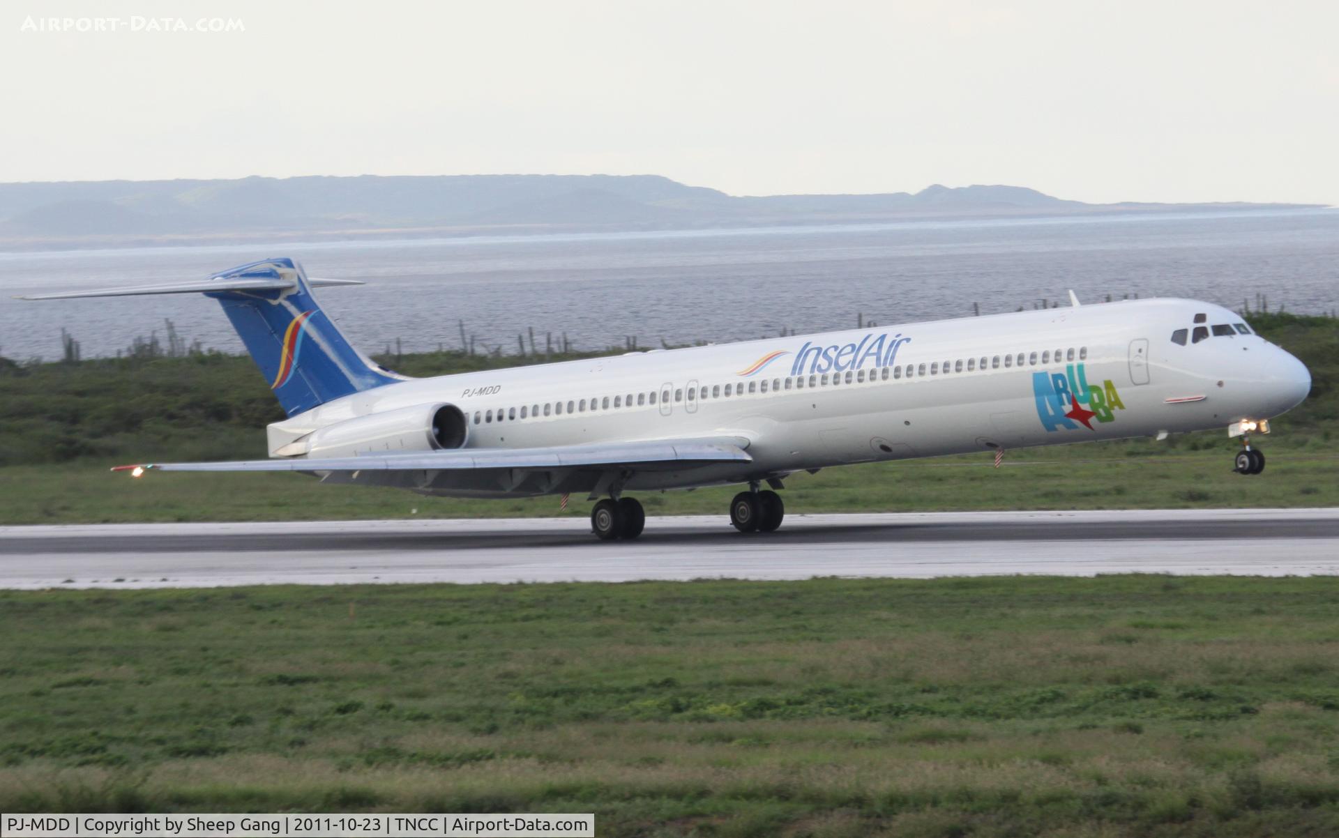 PJ-MDD, 1990 McDonnell Douglas MD-82 (DC-9-82) C/N 49972, PJ-MDD at TNCC