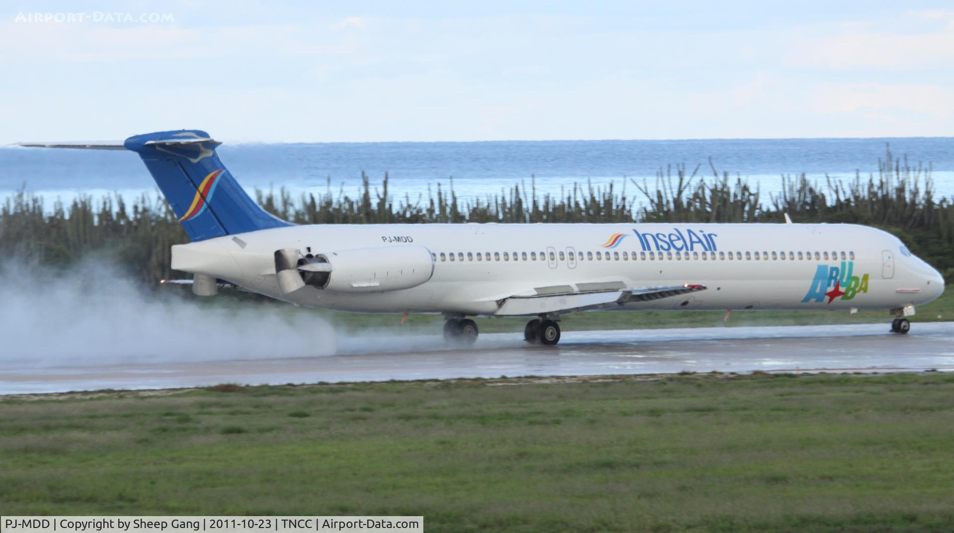 PJ-MDD, 1990 McDonnell Douglas MD-82 (DC-9-82) C/N 49972, PJ-MDD at TNCC