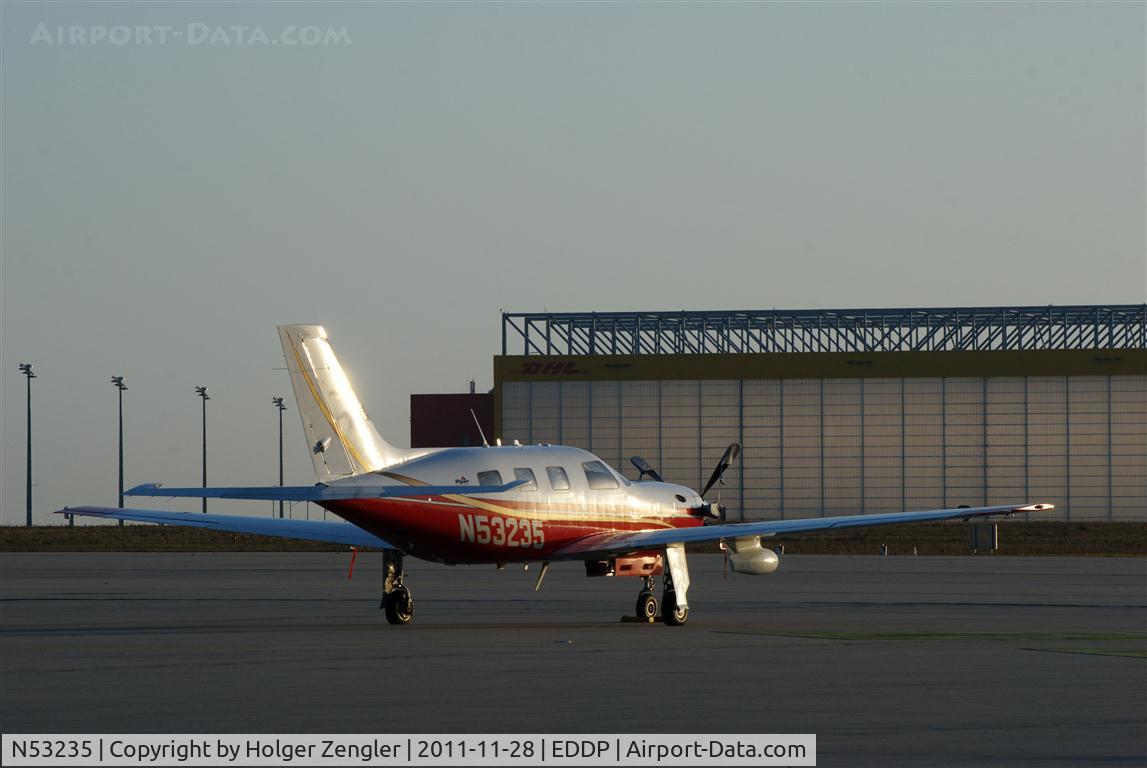 N53235, Piper PA-46-500TP C/N 4697083, Visitor in afternoon sunlight