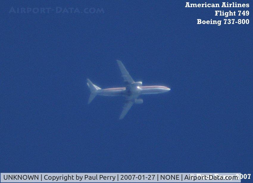 UNKNOWN, Contrails Various C/N Unknown, The Ronald Reagan to Miami leg, crossing North Carolina