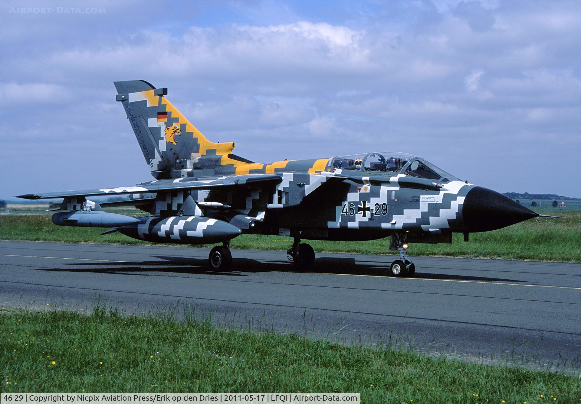 46 29, Panavia Tornado ECR C/N 833/GS262/4329, German AF fighterwing 32 Tornado ECR 4629 in nice 