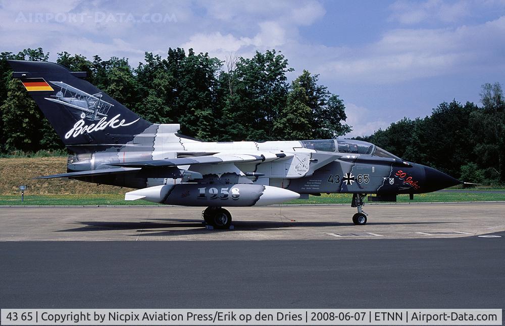 43 65, Panavia Tornado IDS C/N 171/GS038/4065, Right side of German AF Tornado IDS 4365 in 50 years fighter-bomberwing 31 livery.