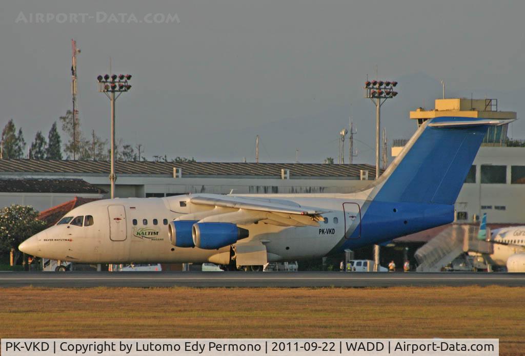 PK-VKD, 1989 British Aerospace BAe.146-100 C/N E1104, Penas Kaltim