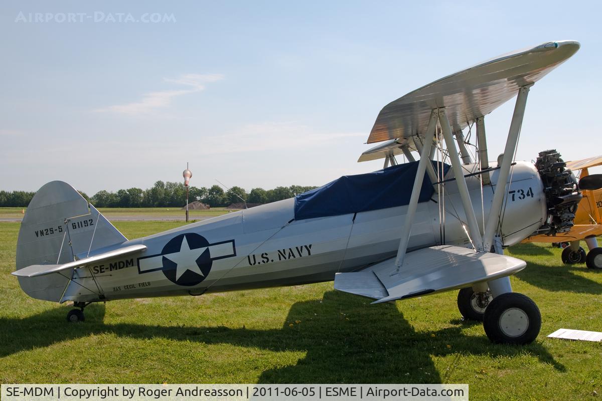 SE-MDM, 1943 Boeing PT-13D Kaydet (E75) C/N 75-5314, At EAA Fly-In